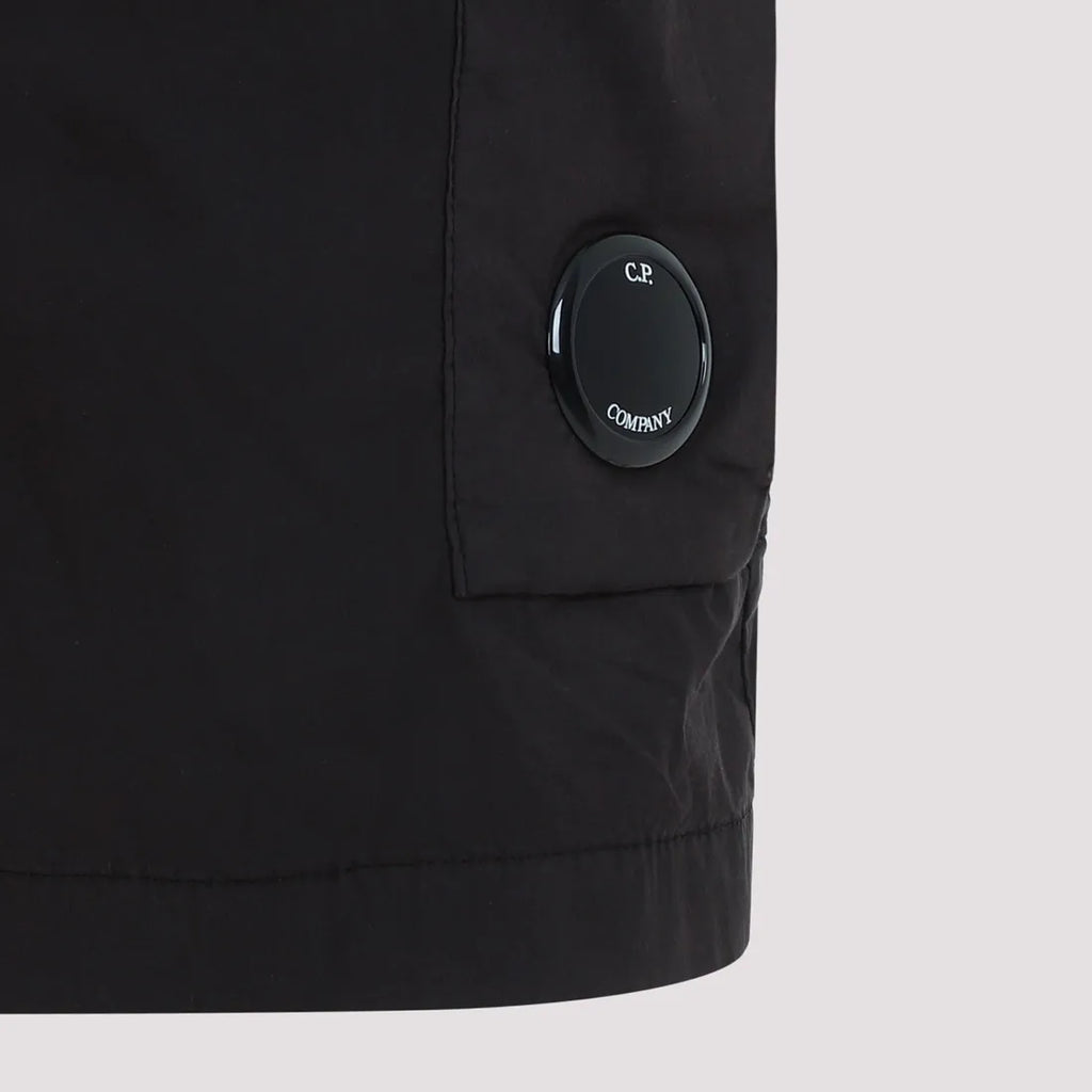 Cp Company 50-Fili Lens Cargo Shorts in Black
