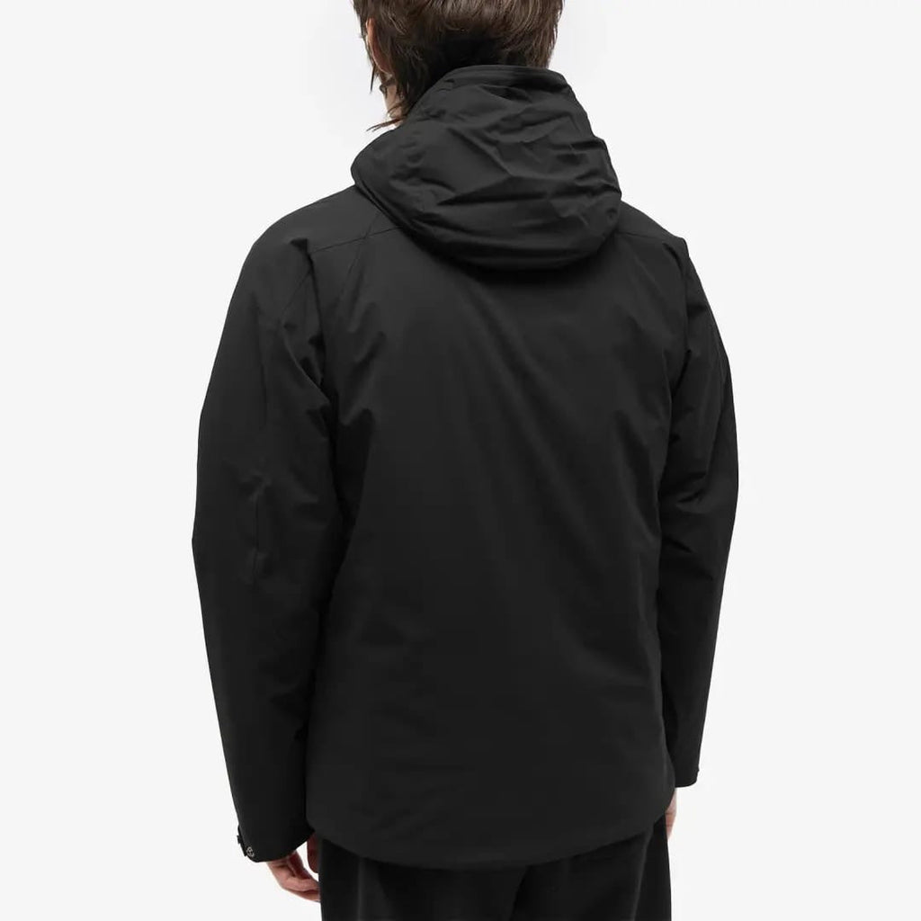 Cp Company Padded A/W Pro-Tek Hooded Jacket in Black