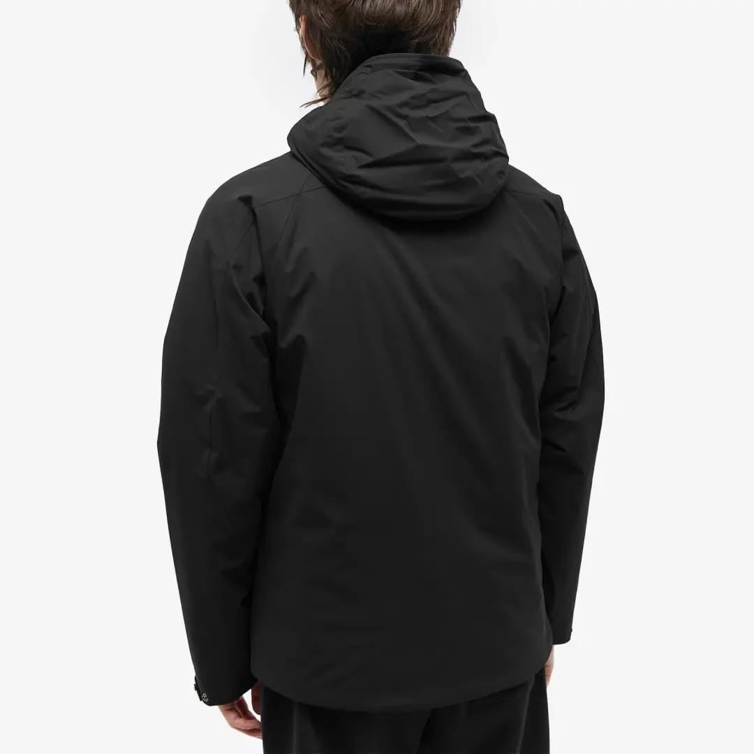 Cp Company Padded A/W Pro-Tek Hooded Jacket in Black
