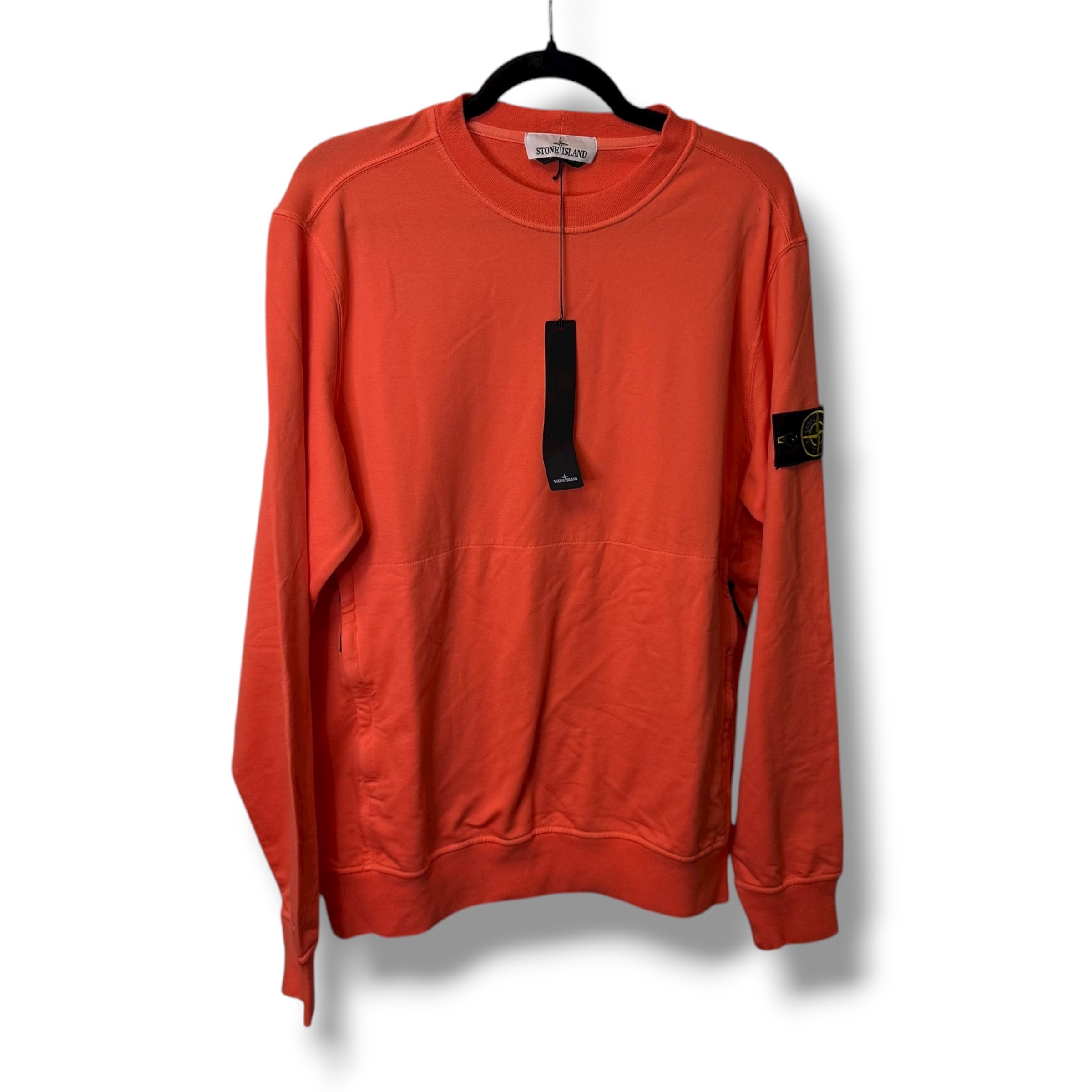 Stone Island Zip Pocket Jumper (L, 23”)