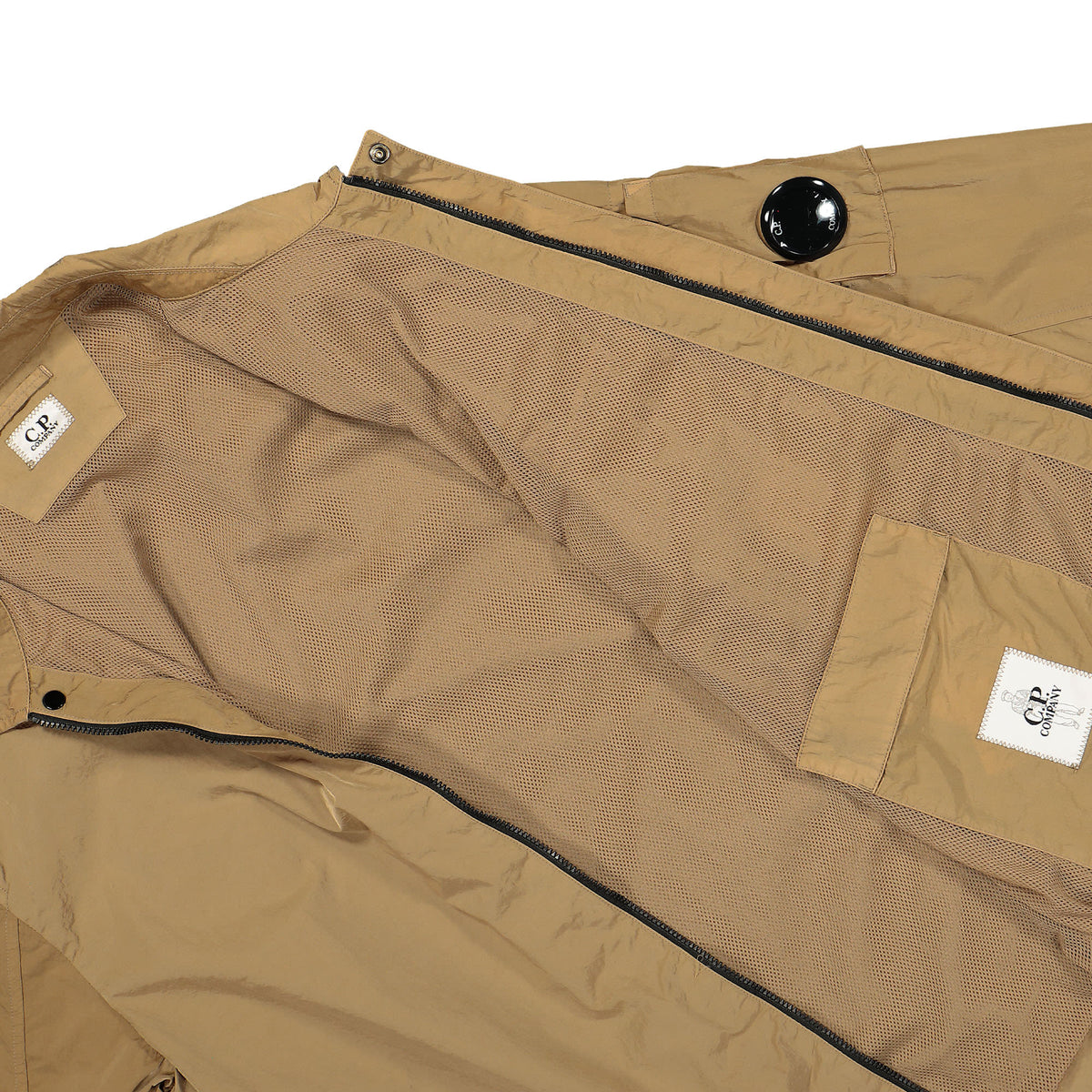 Cp Company Chrome-R Overshirt In Lead Grey