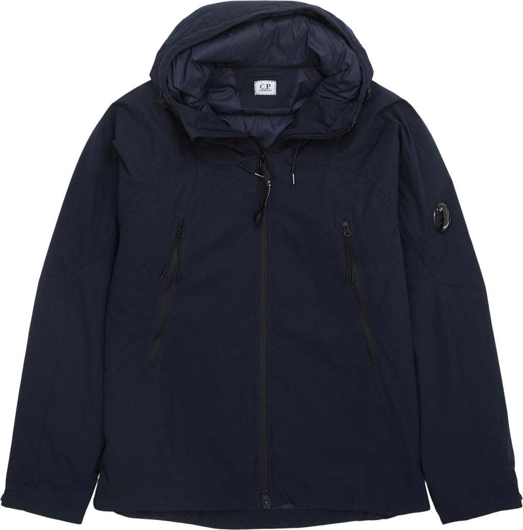 Cp Company Padded A/W Pro-Tek Hooded Jacket in Navy
