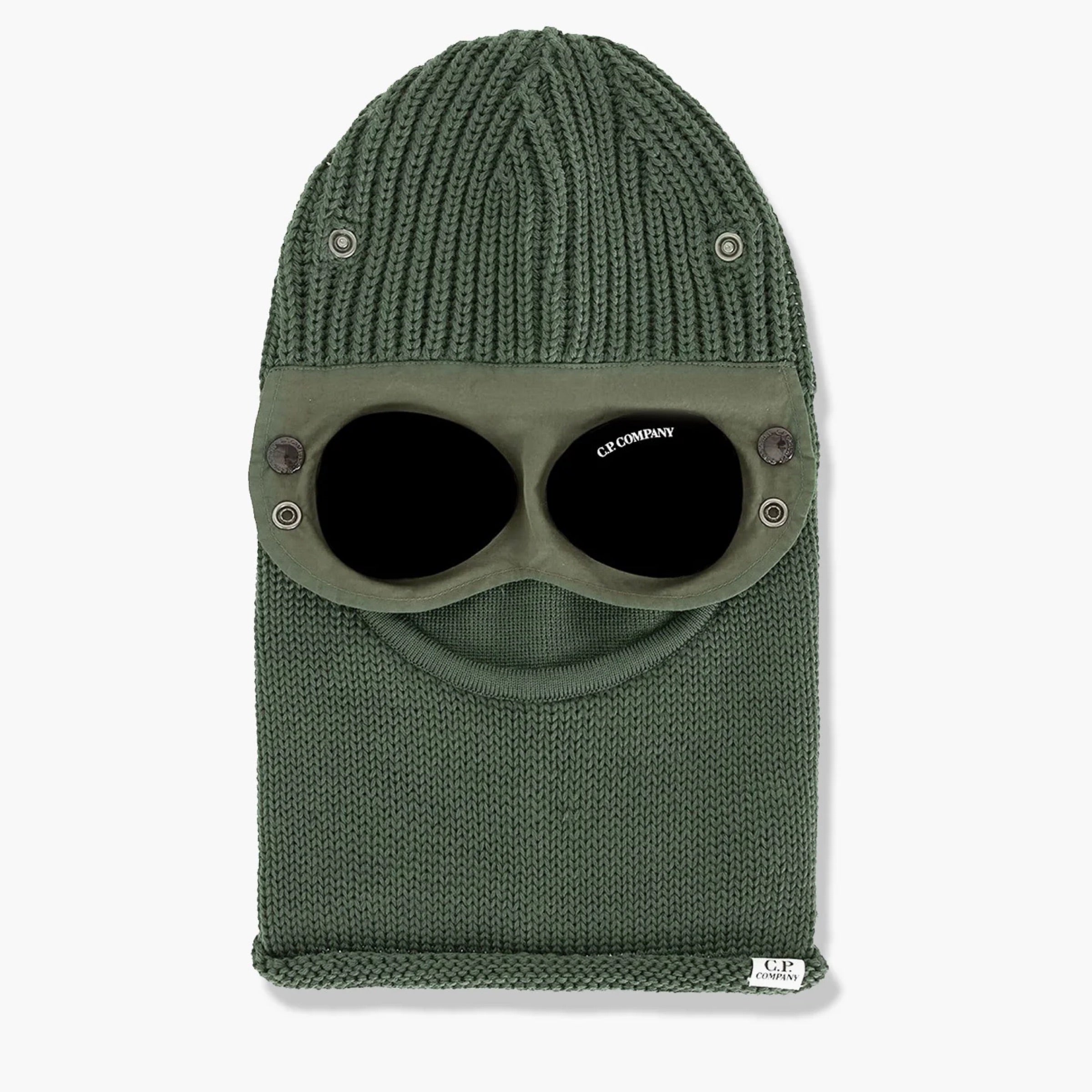 Cp Company Goggle Balaclava in Khaki