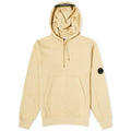 Cp Company Heavy Lens Overhead Hoodie In Mojade Desert