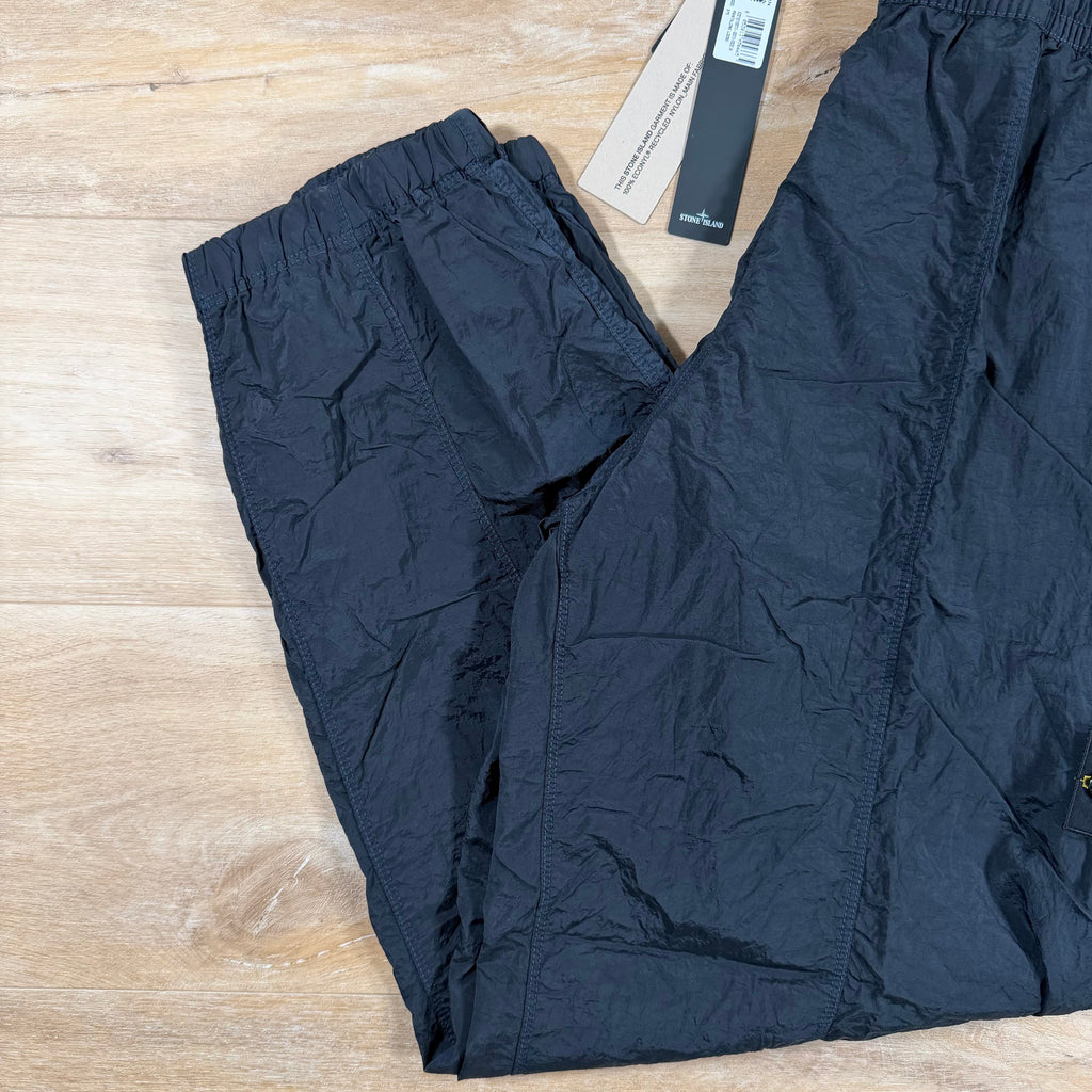 Stone Island Nylon Metal Loose Fit Cargo Trousers in Navy