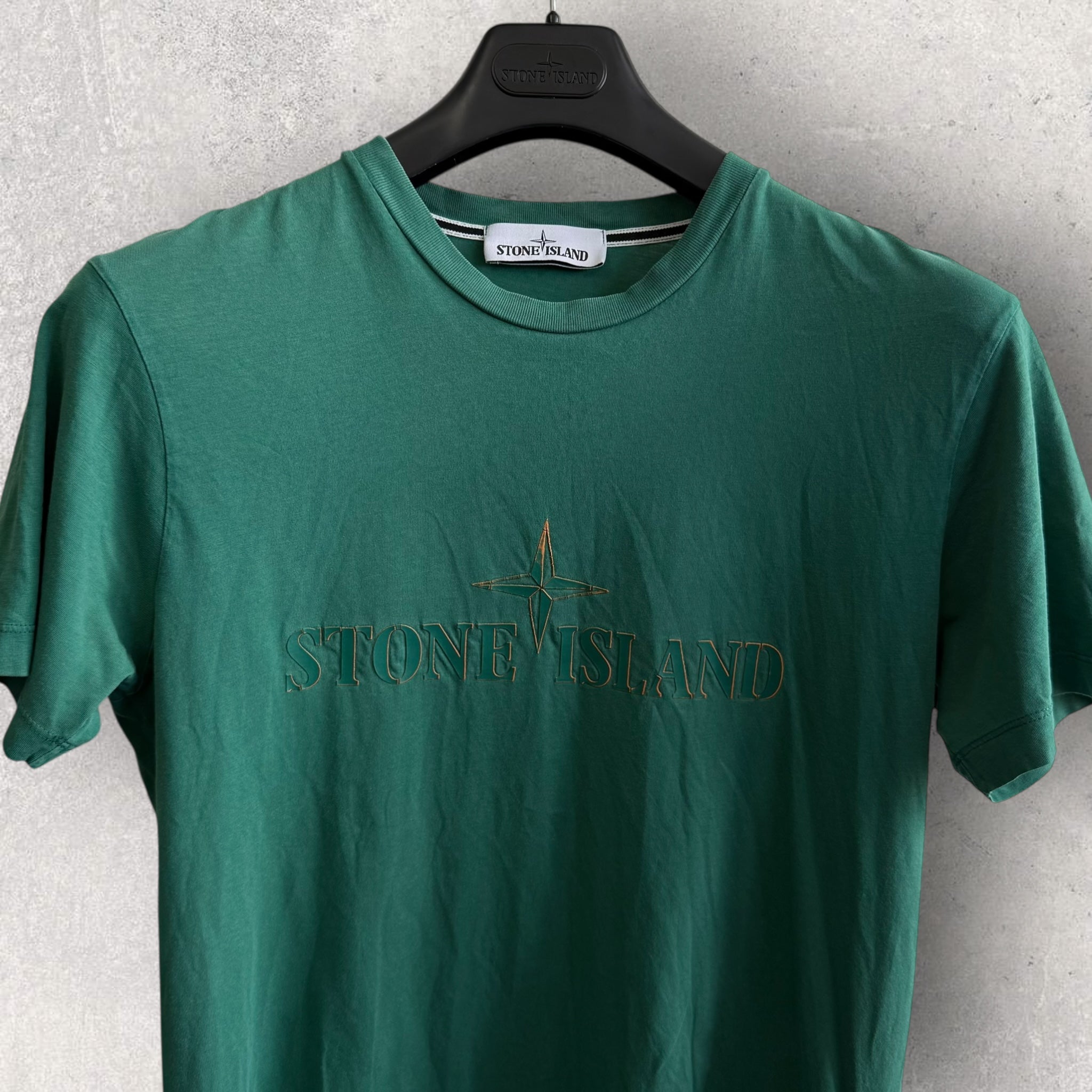 Stone Island Green T-shirt (M, 20”)