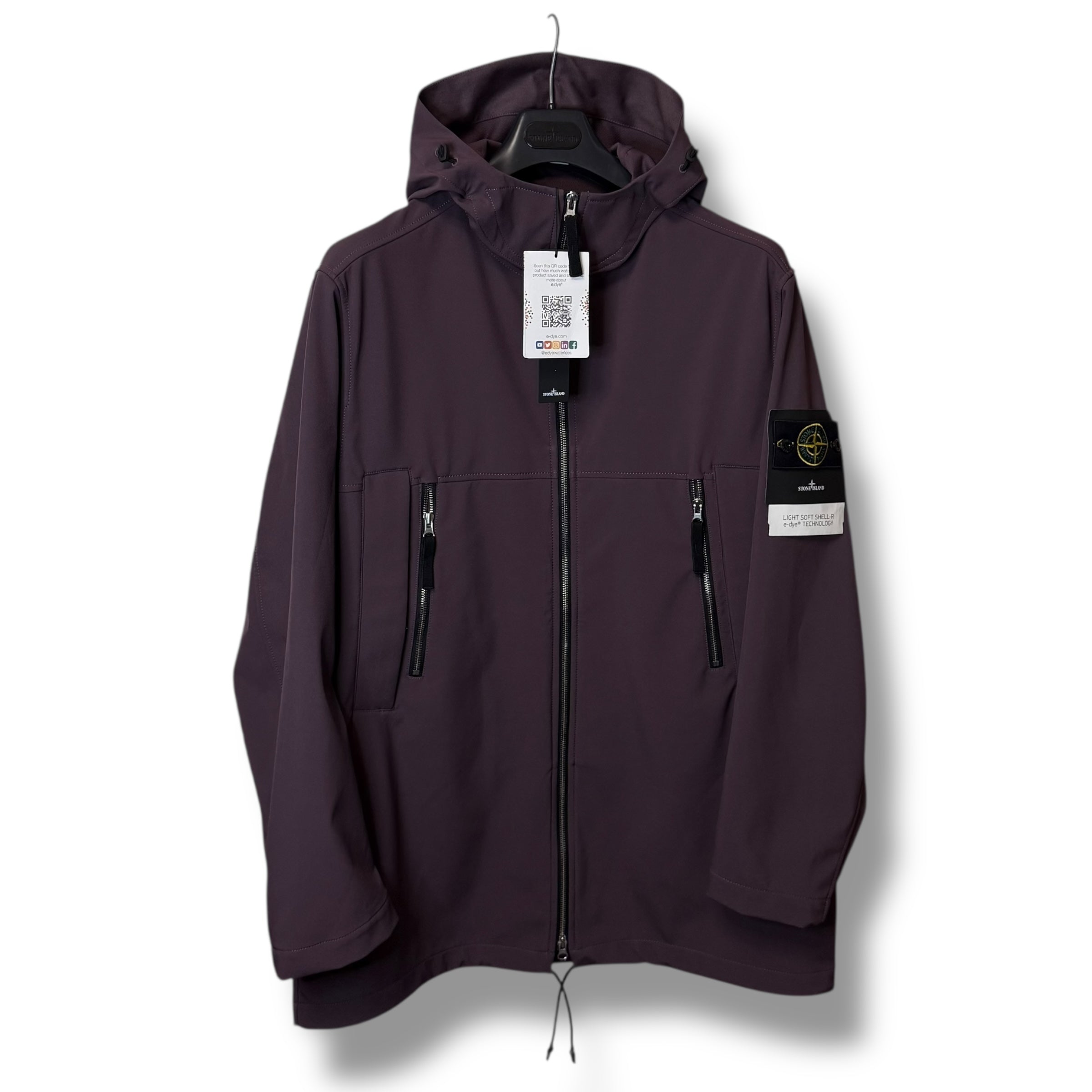 Stone Island Soft Shell Parka (XL, 25.5”)