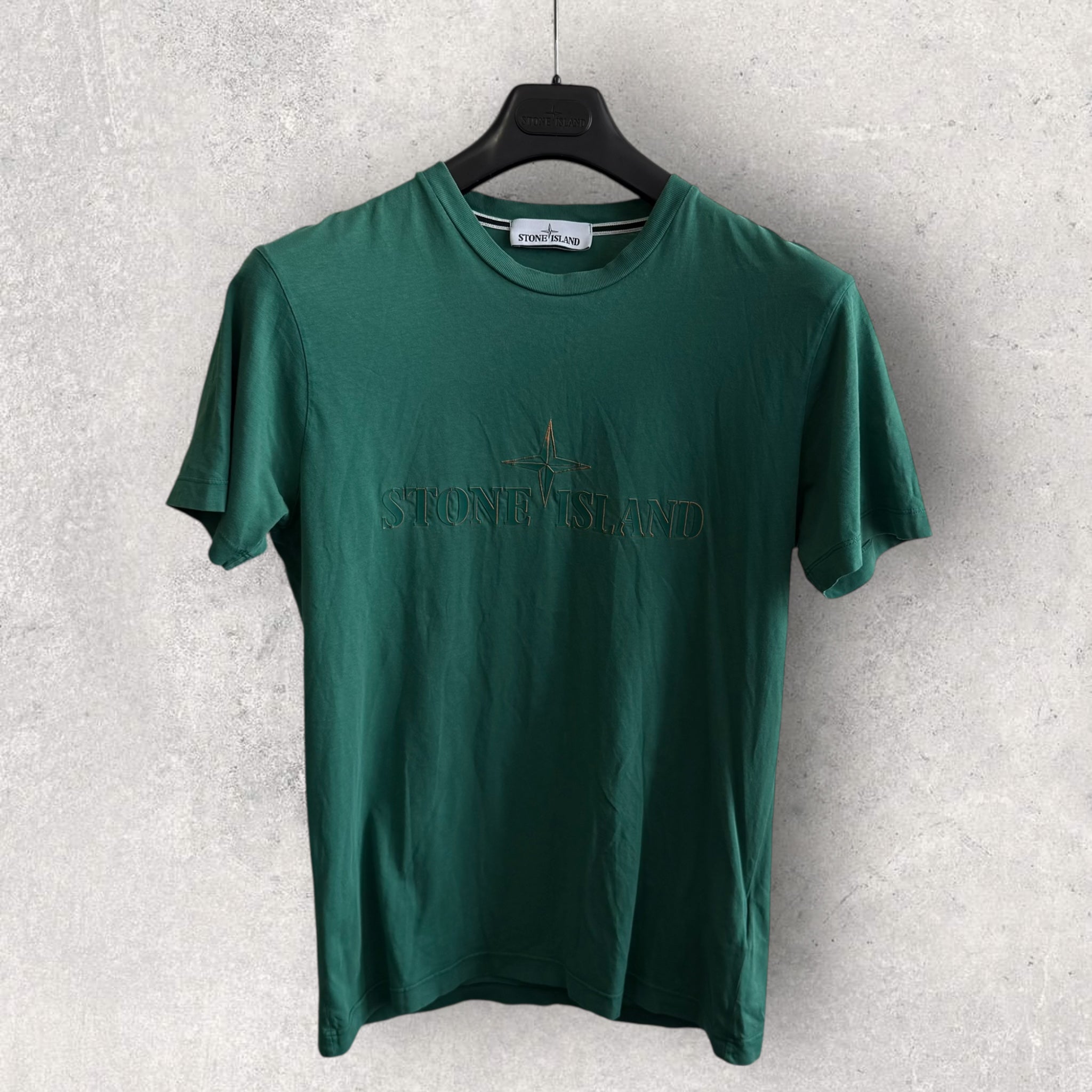 Stone Island Green T-shirt (M, 20”)