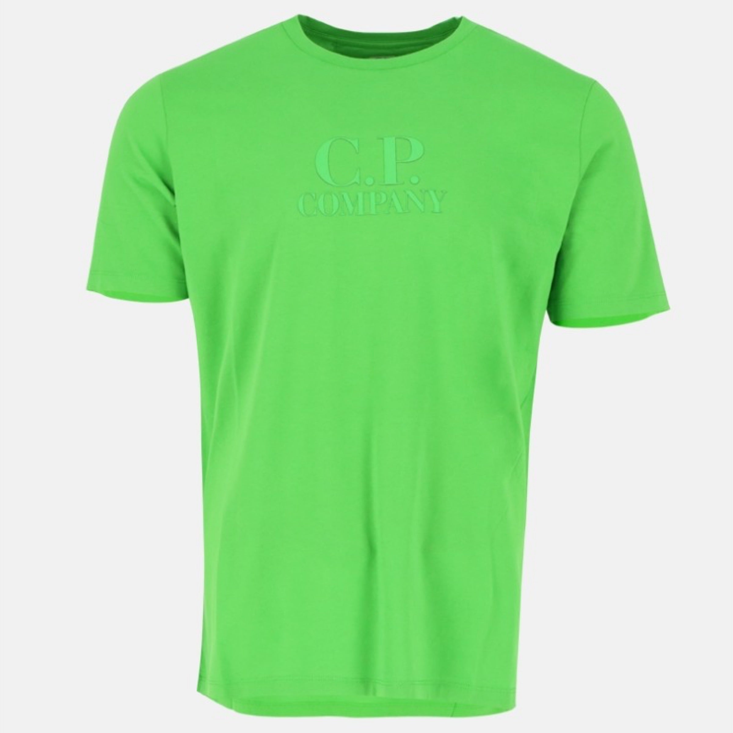 Cp Company Tonal Logo T-Shirt 119A In Green