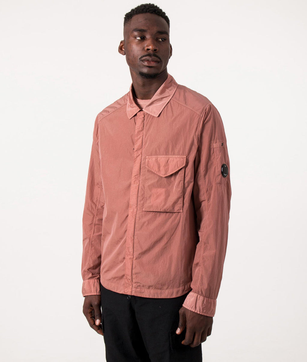Cp Company Chrome-R Overshirt In Cedar Wood