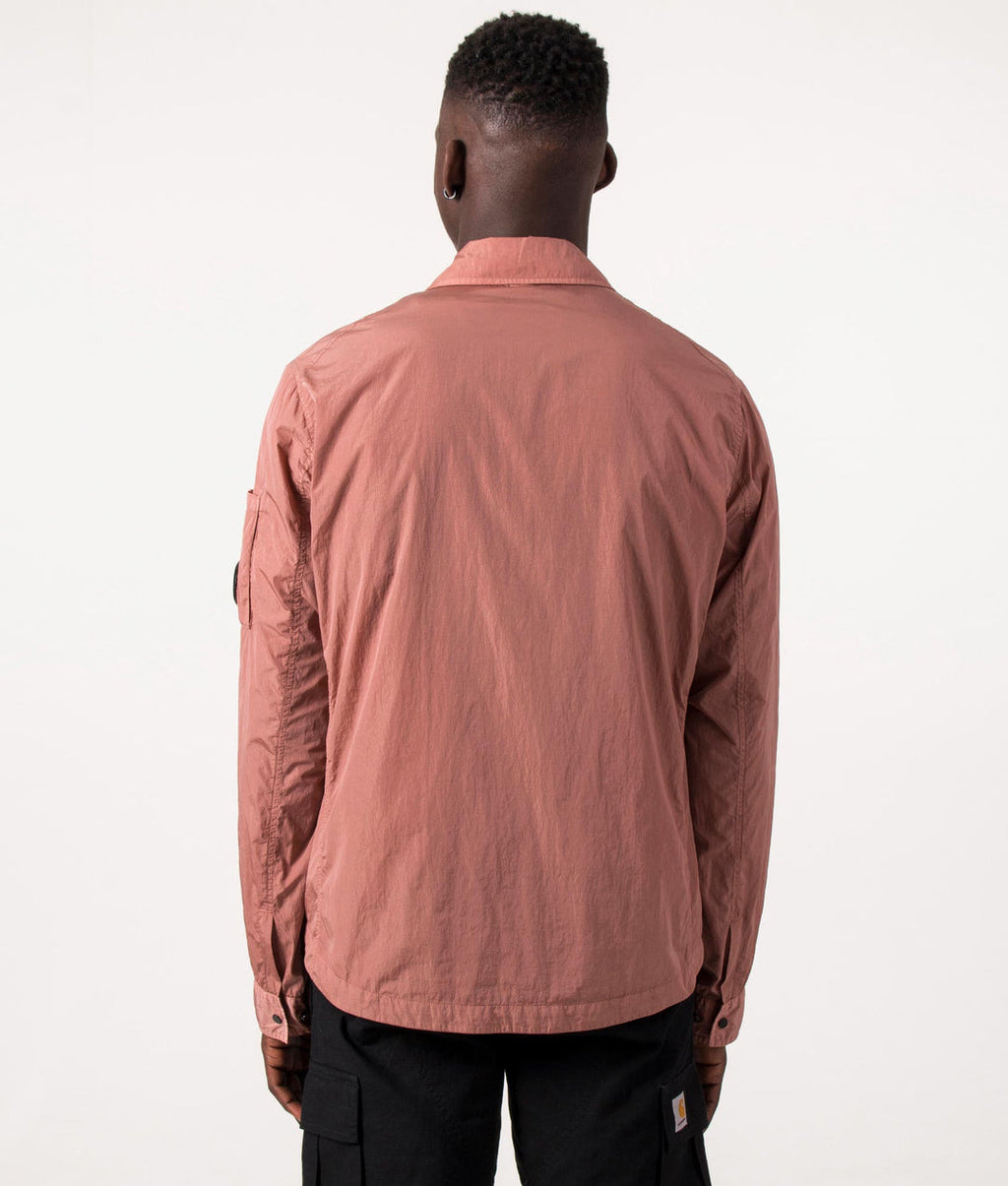 Cp Company Chrome-R Overshirt In Cedar Wood