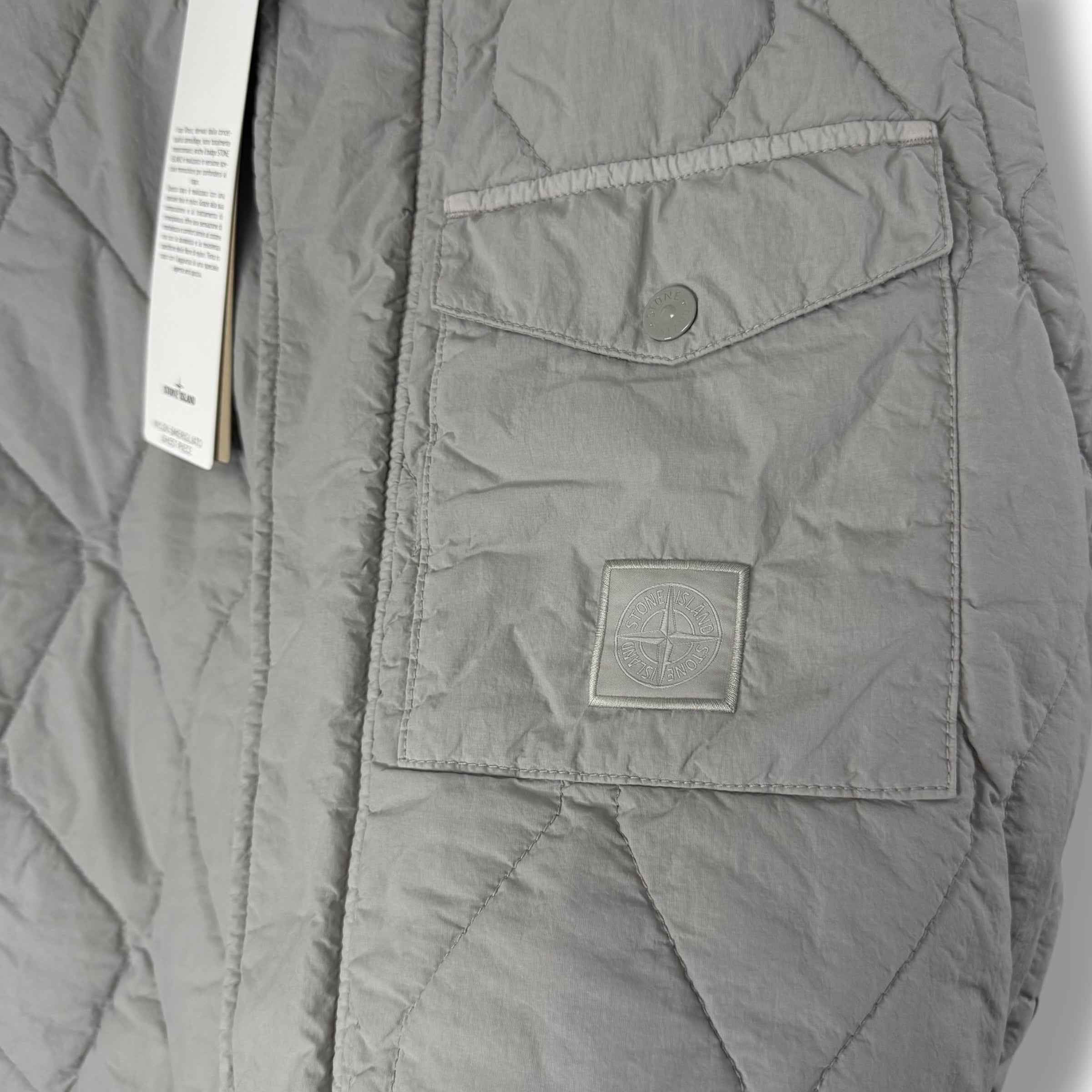 Stone Island Smerigliato Ghost Piece Gilet (L, 23”)