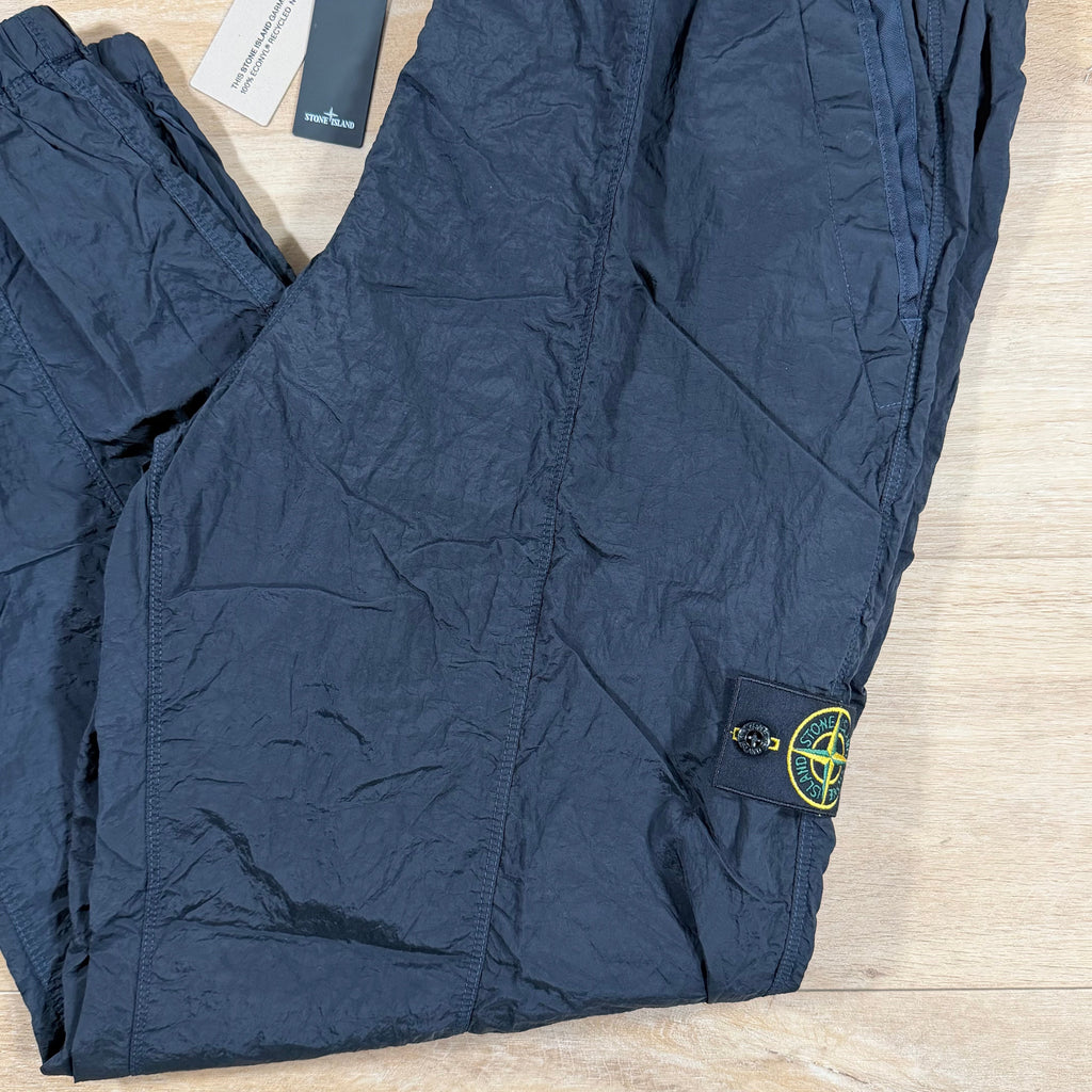 Stone Island Nylon Metal Loose Fit Cargo Trousers in Navy