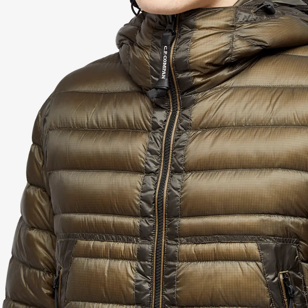 Cp Company D.D Shell Goggle Jacket In Olive Night