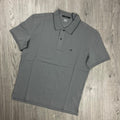 CP Company Piquet Polo Shirt - Drizzle