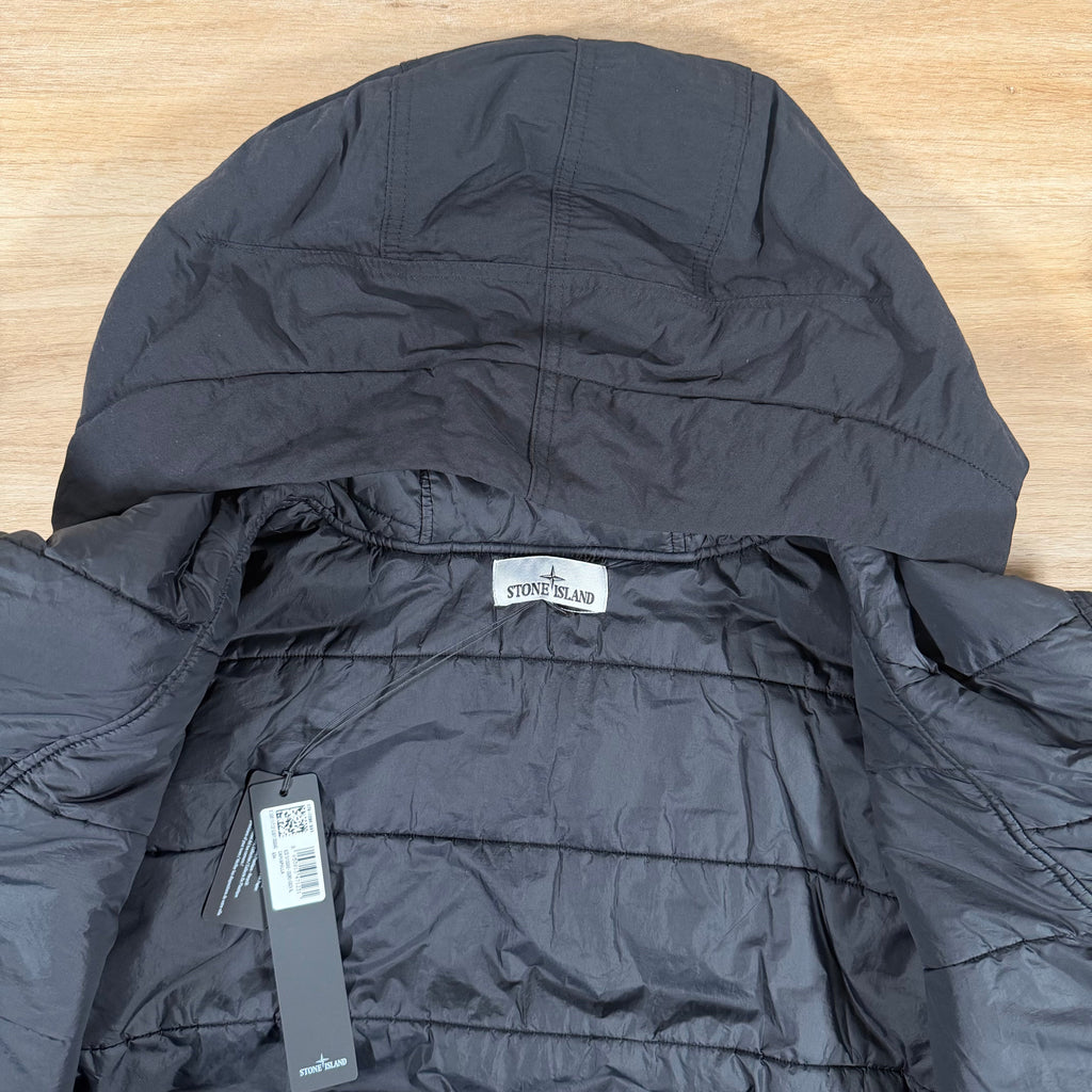 Stone Island Naslan-TC Corrosion Treatment Down Jacket in Black
