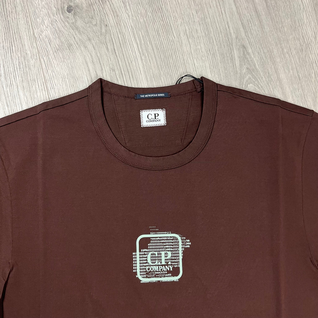 CP Company Metropolis T-Shirt - Rum Raisin