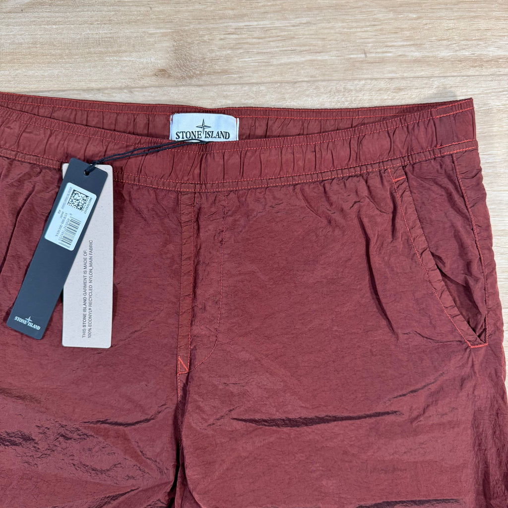 Stone Island Nylon Metal Swim Shorts in Copper