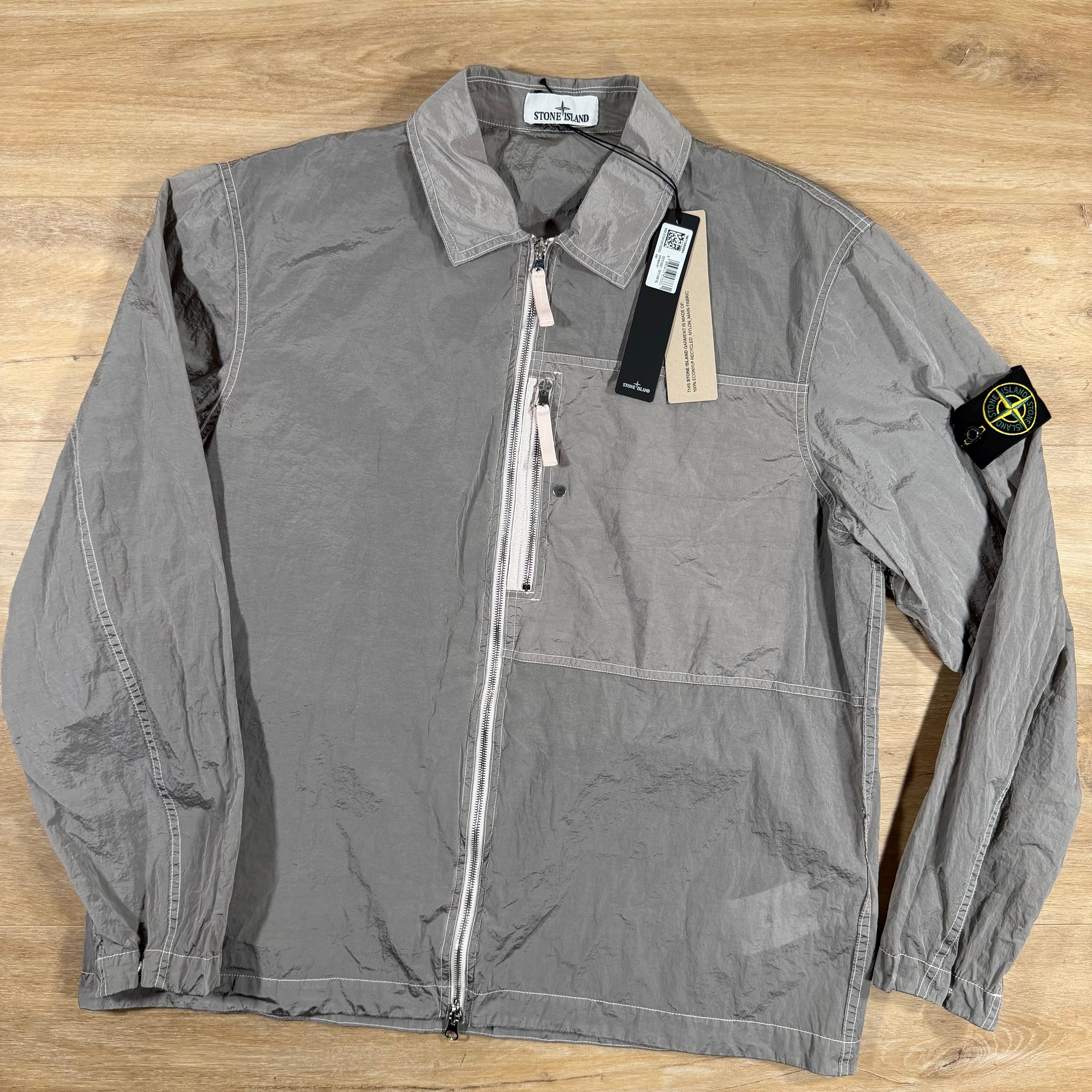 Stone Island Nylon Metal Overshirt in Antique Rose