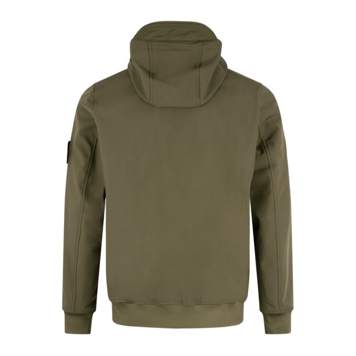 Stone Island A/W Soft Shell-R E.Dye Jacket in Olive