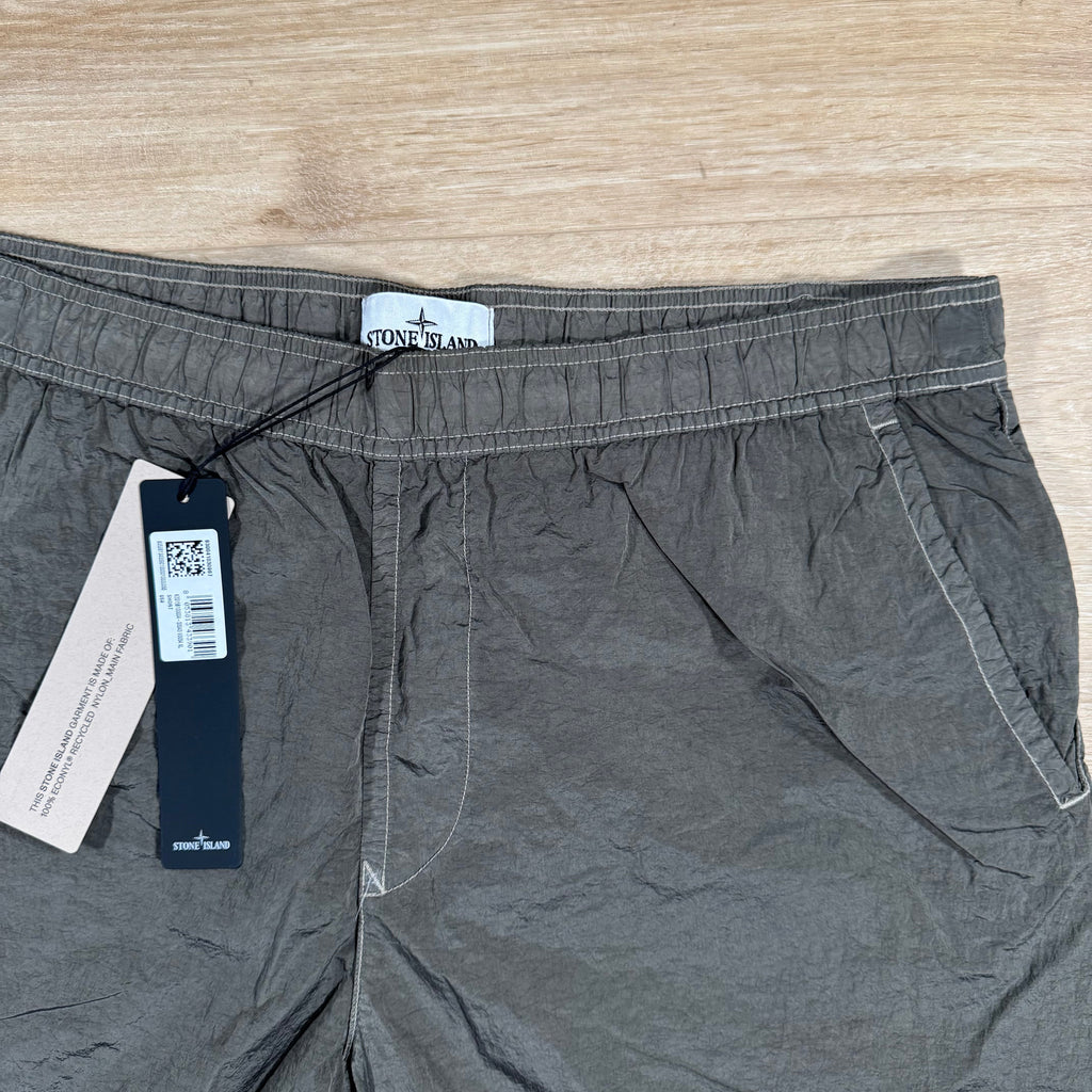 Stone Island Nylon Metal Swim Shorts in Military Green
