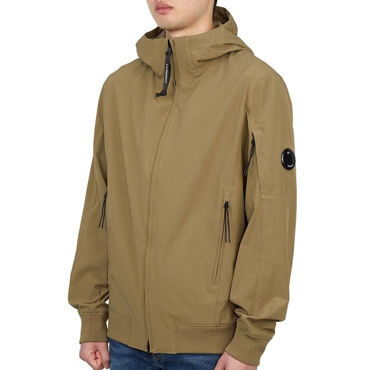 Cp Company Lens S/S Soft Shell Jacket Lead Grey