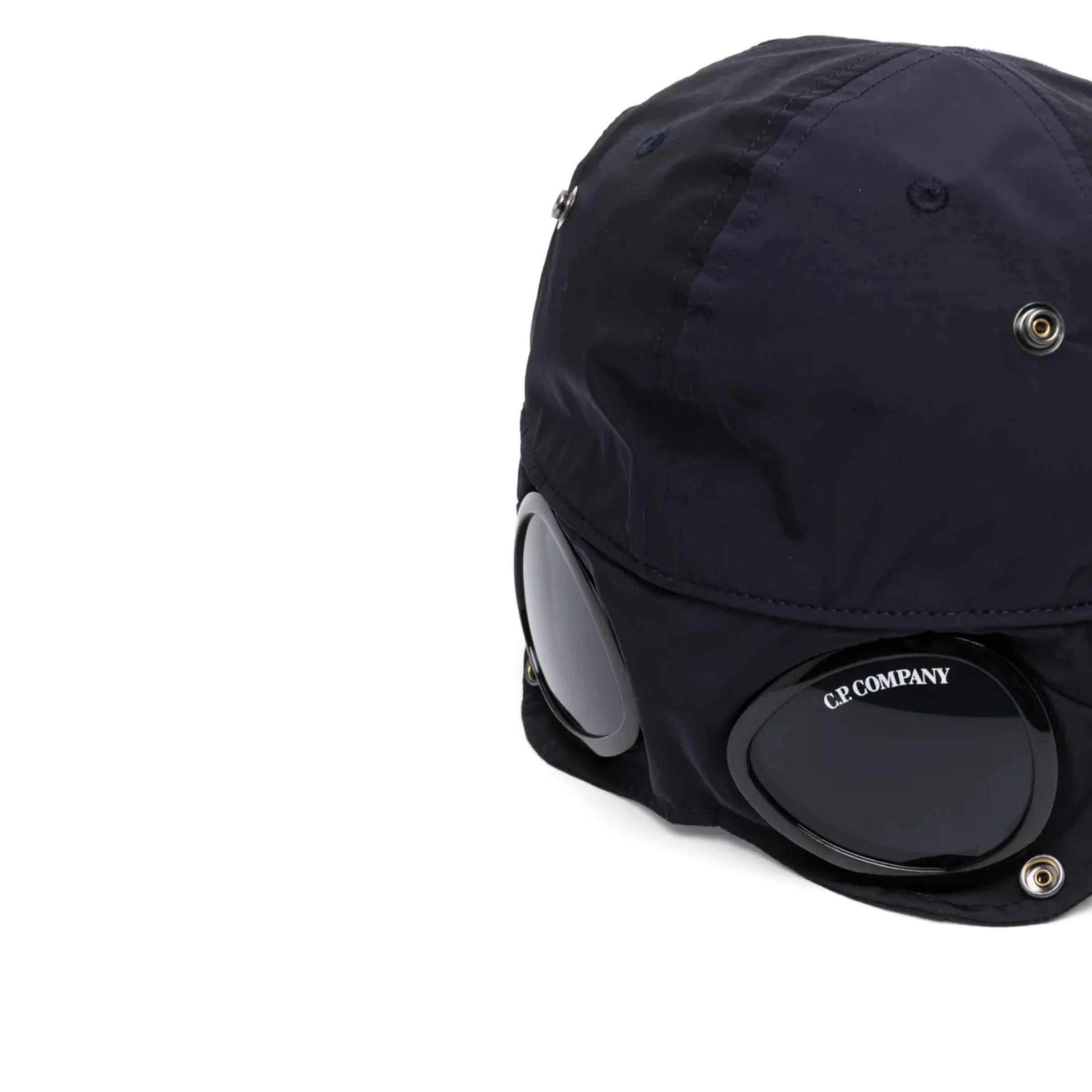 Cp Company Chrome-R Goggle Cap in Navy