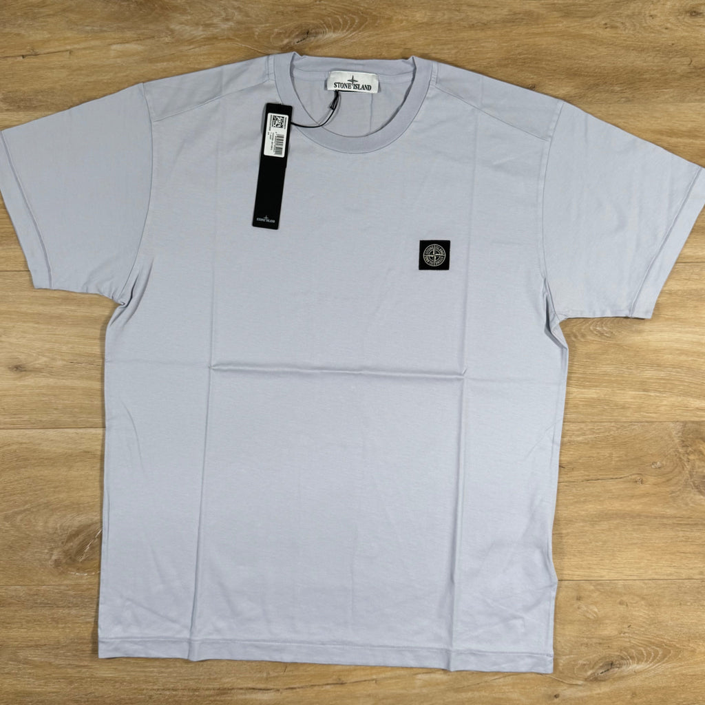 Stone Island Patch Logo T-Shirt in Lilac