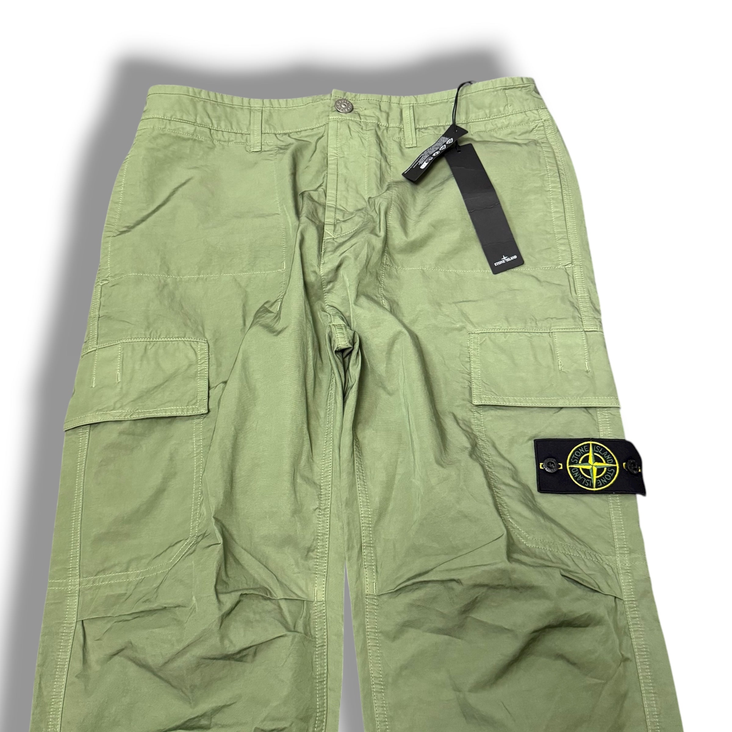 Stone Island Cupro Cotton Cargos (32”)