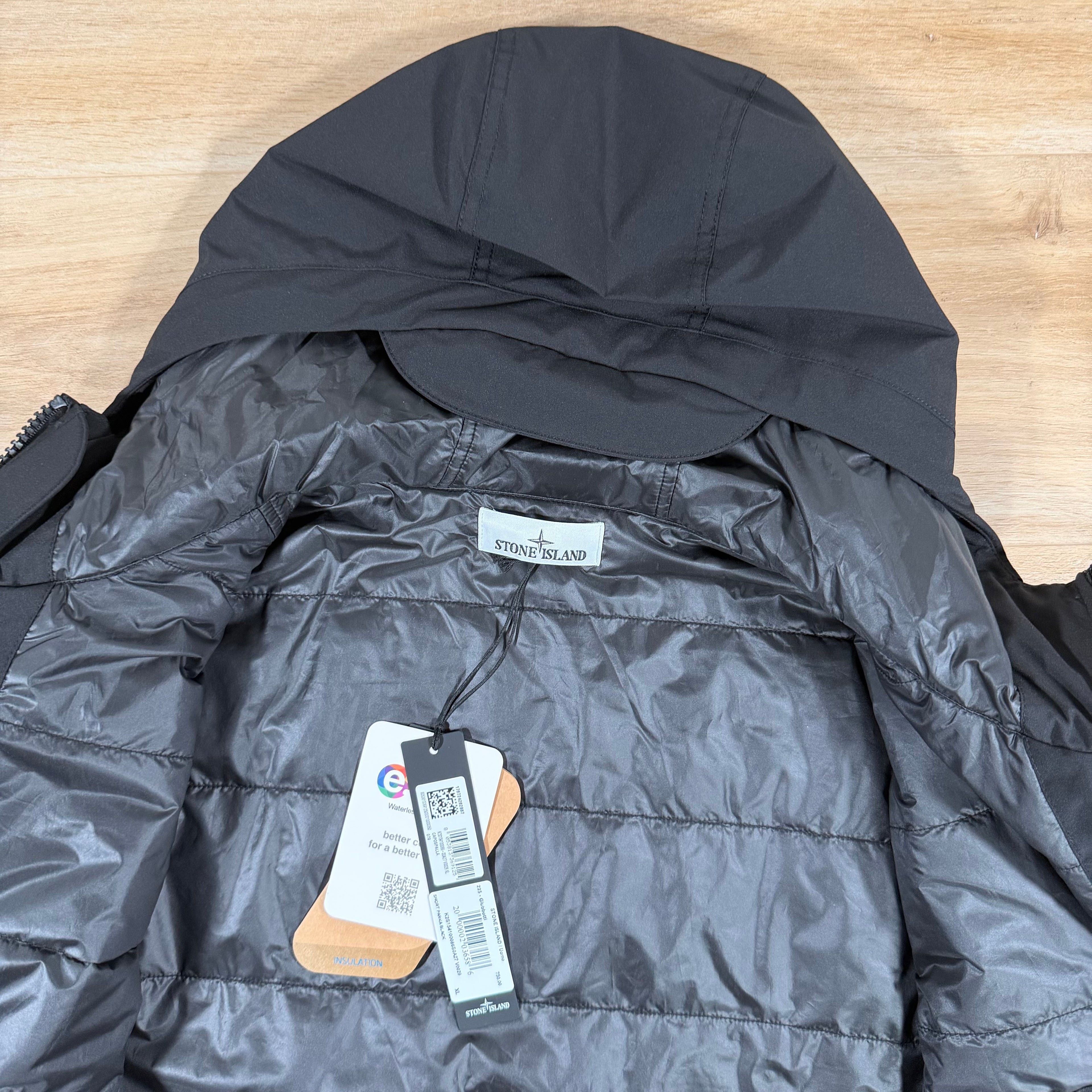 Stone Island Soft Shell-R with Primaloft Jacket in Black