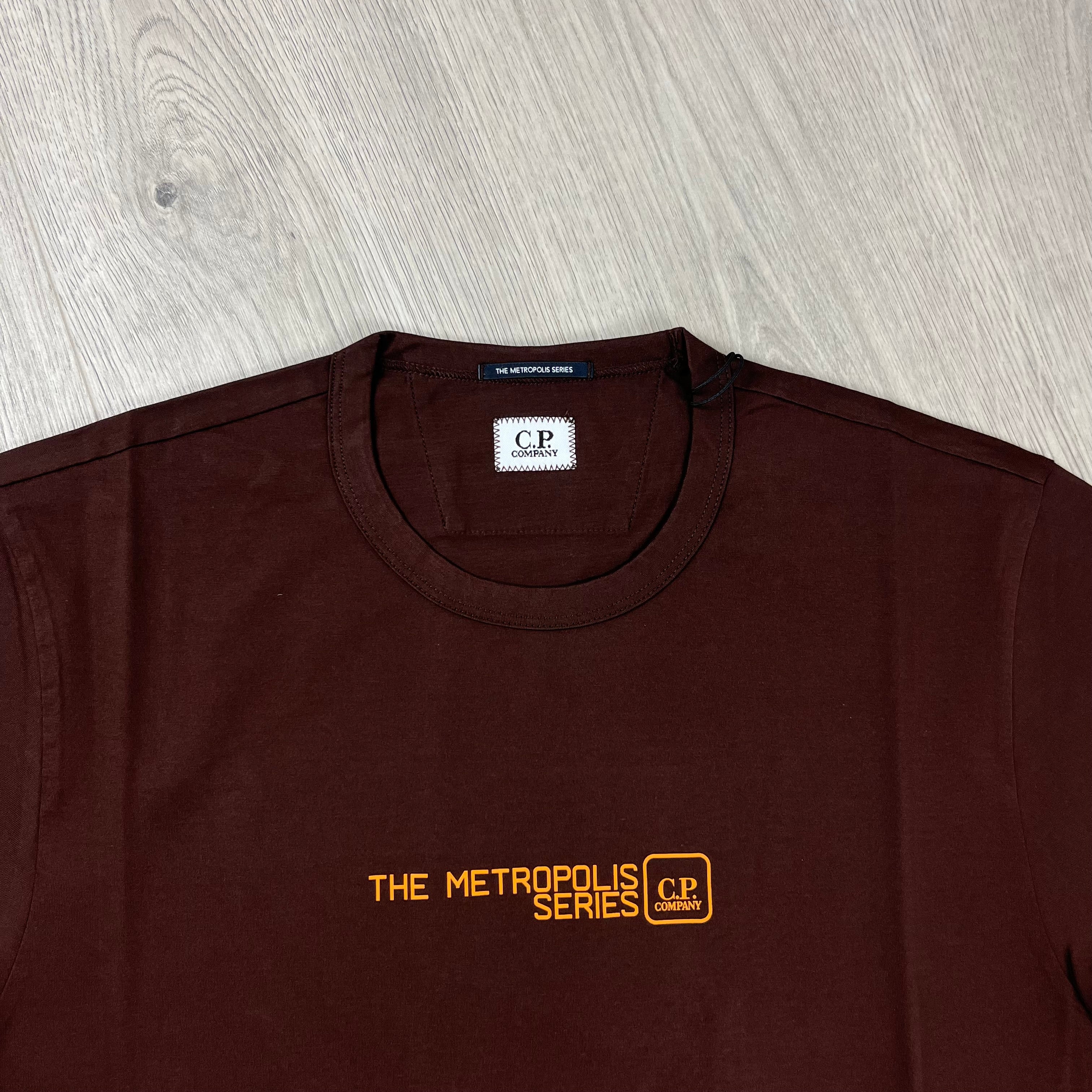 CP Company Metropolis T-Shirt - Rum Raisin