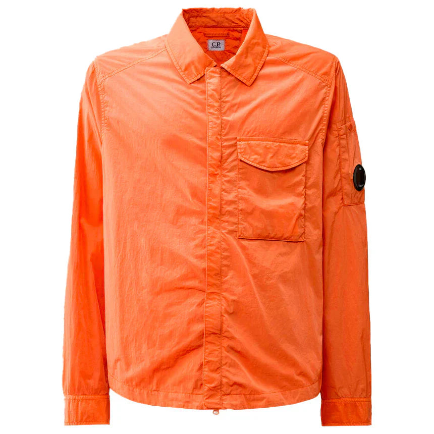 Cp Company Chrome-R Pocket Overshirt in Gold Flame