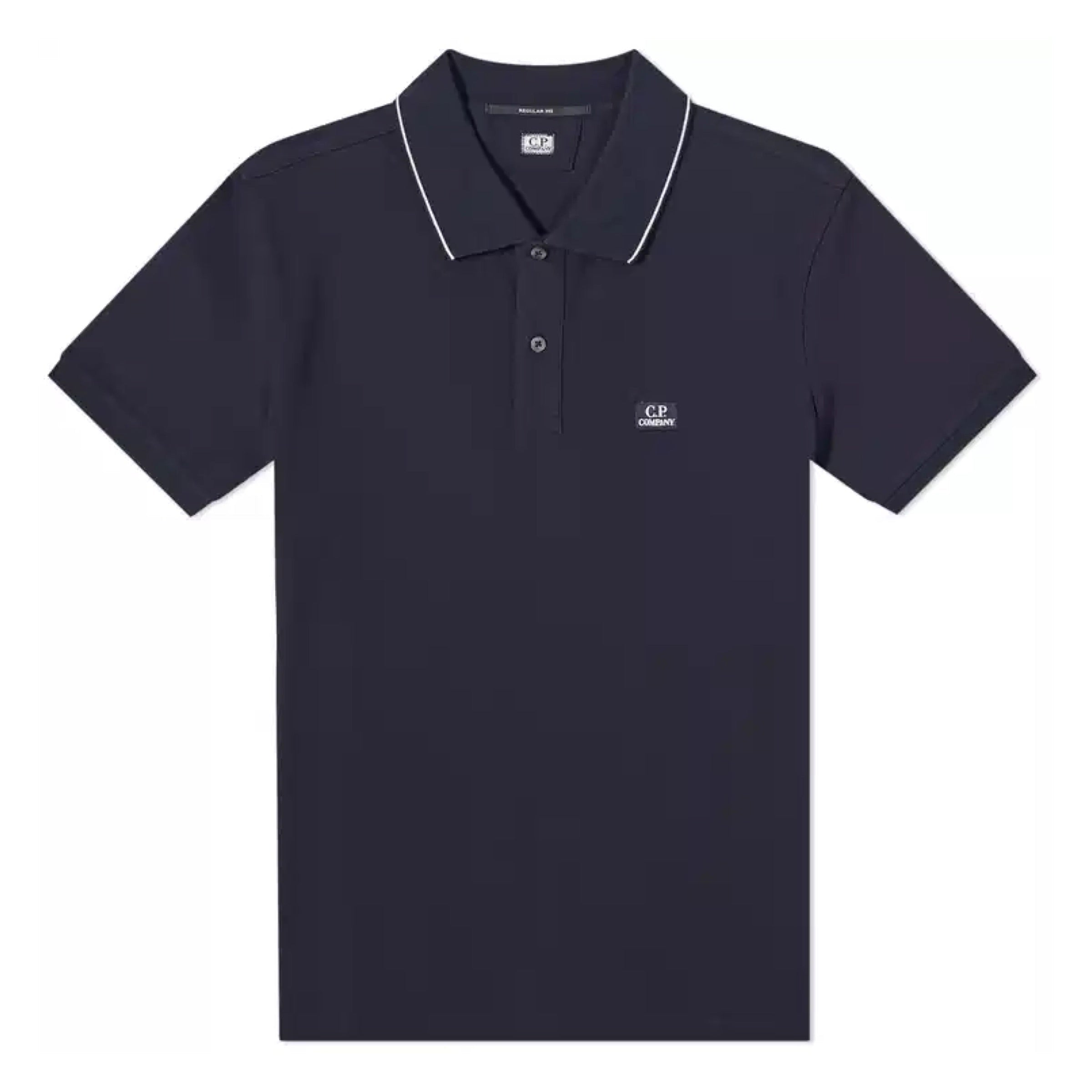 Cp Company 097A Regular Fit Polo Shirt in Navy