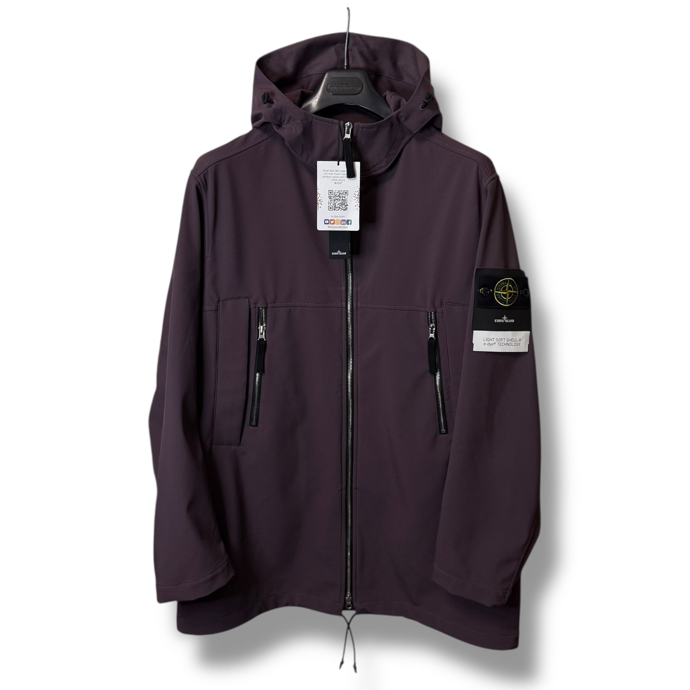 Stone Island Soft Shell Parka (XL, 25.5”)