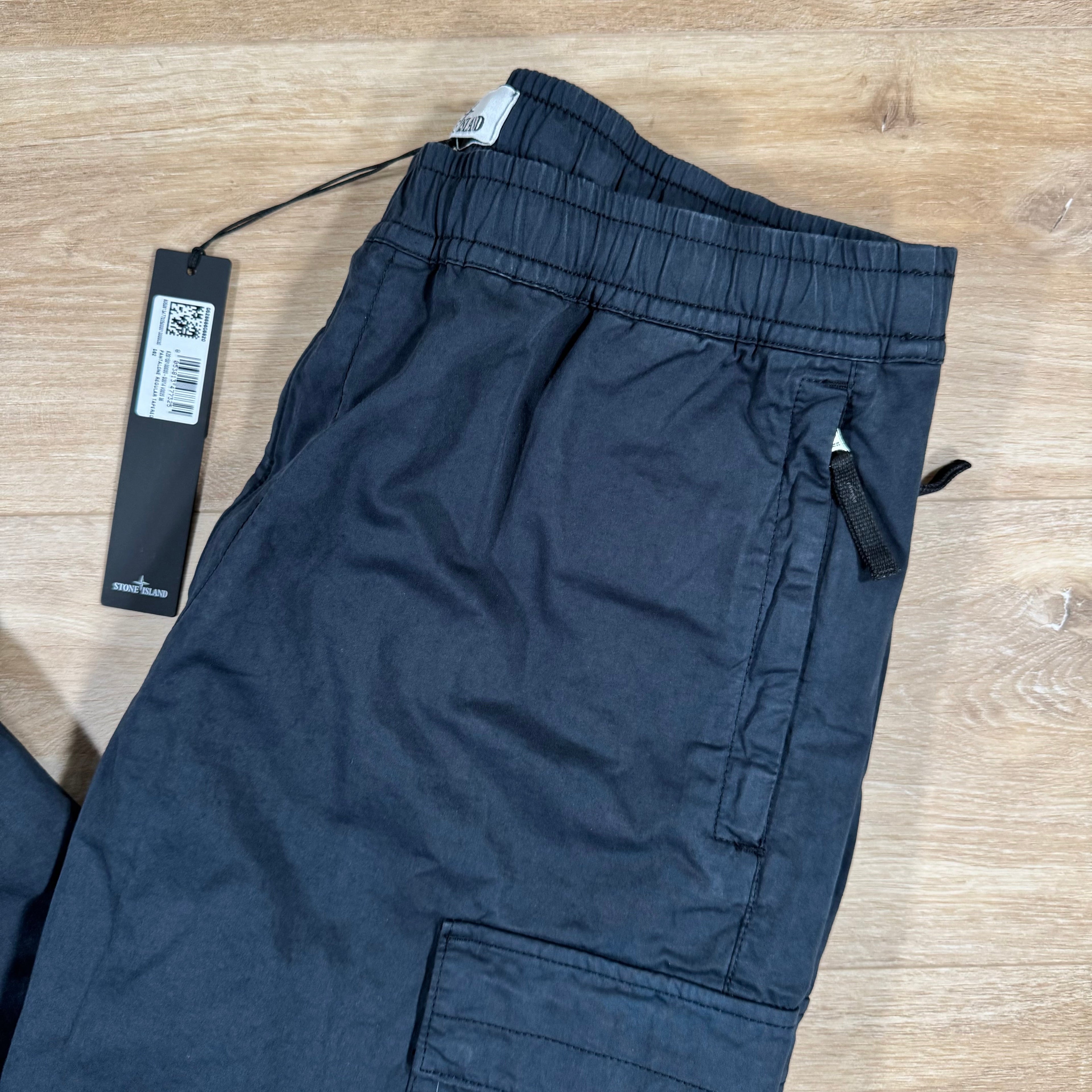 Stone Island Stretch Cargo Pants in Navy