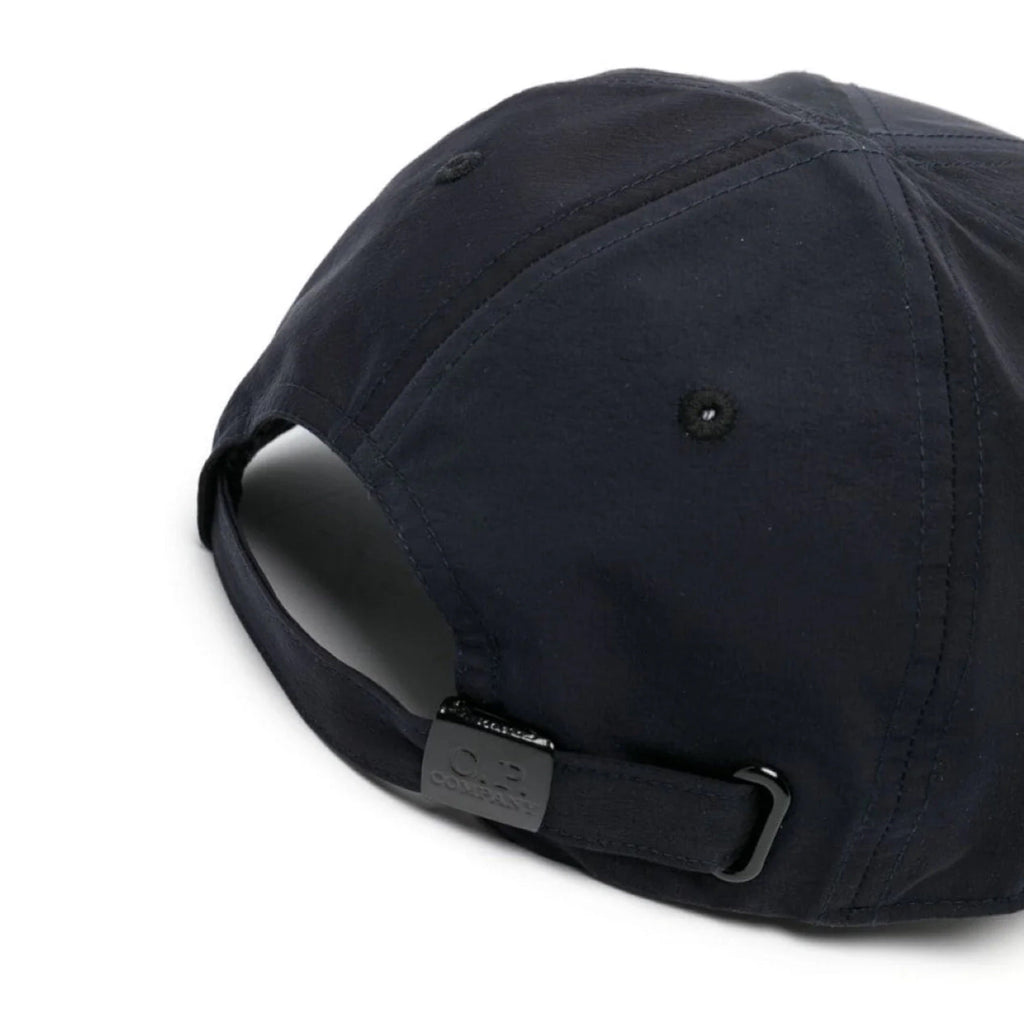 Cp Company Chrome-R Logo Baseball Cap in Navy