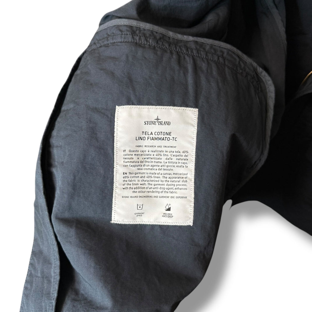 Stone Island Tela Cotone Lino Fiammato-TC (3XL, 27.5”)