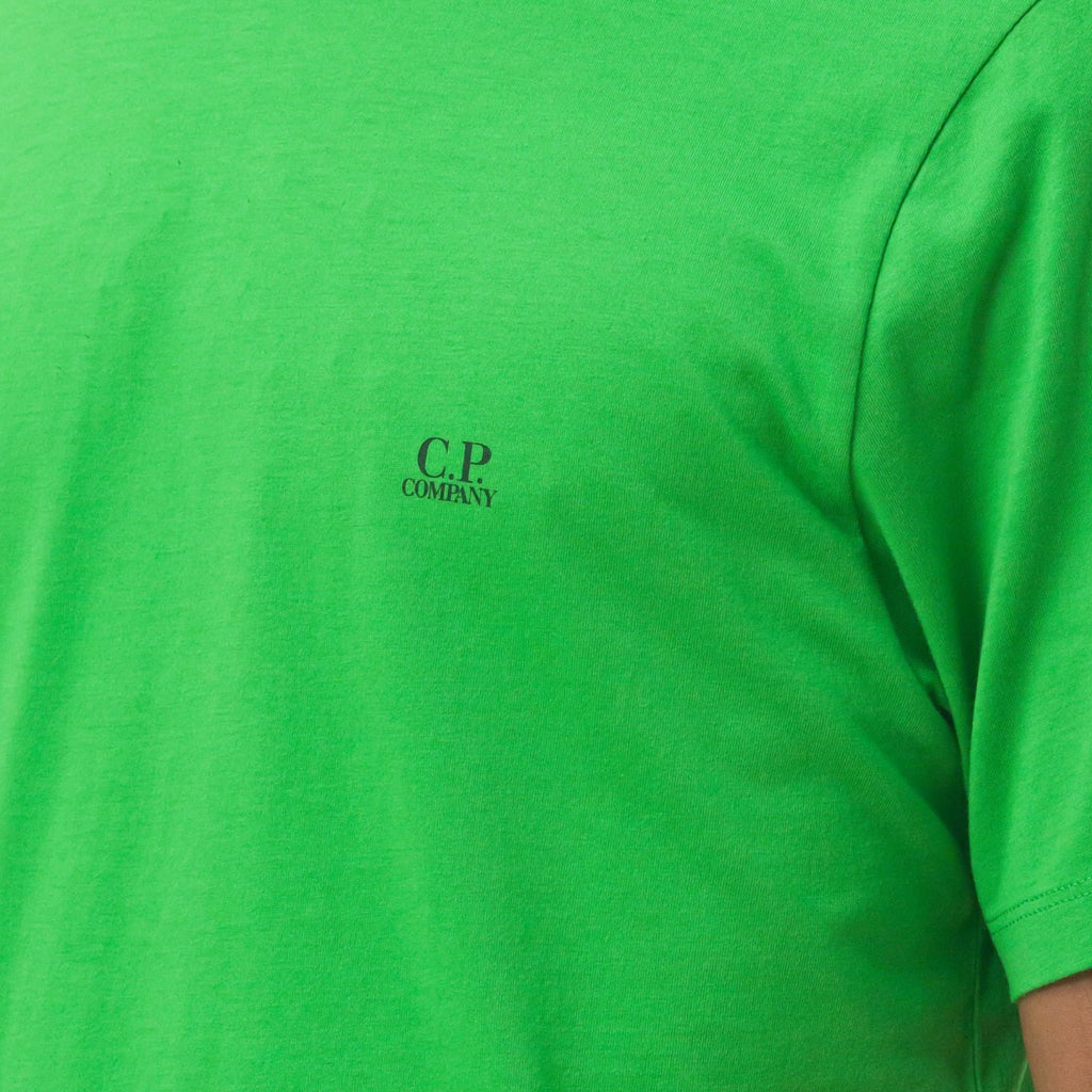 Cp Company Small Logo T-Shirt In Green