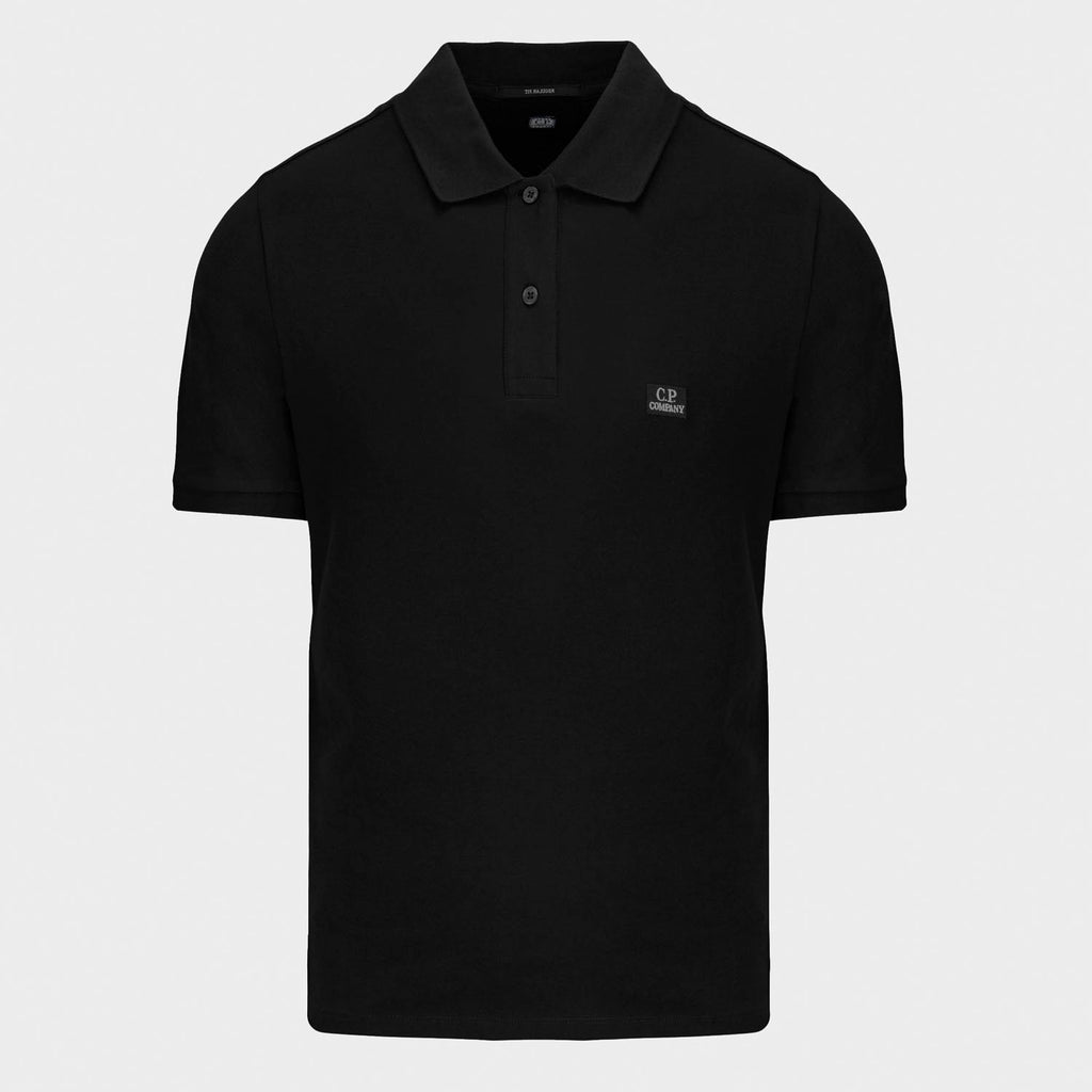 Cp Company Regular Fit Polo Shirt 071A Black