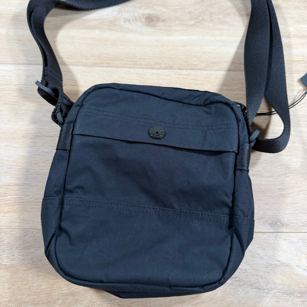 Stone Island Aluminium Tela Pouch Bag in Black