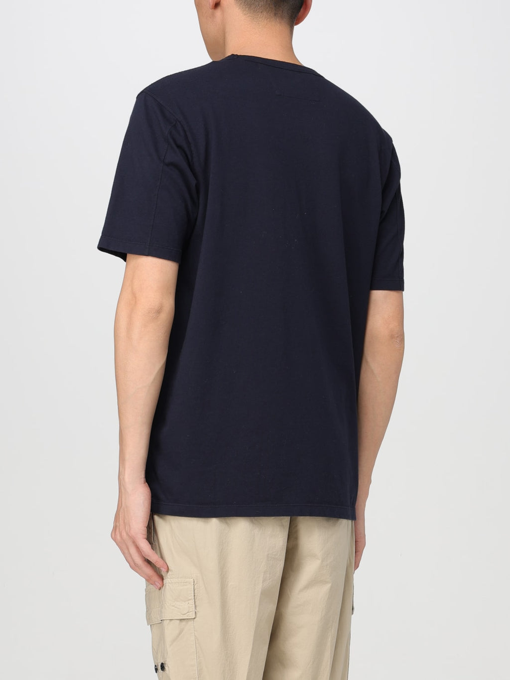 Cp Company Small Logo T-Shirt In Navy