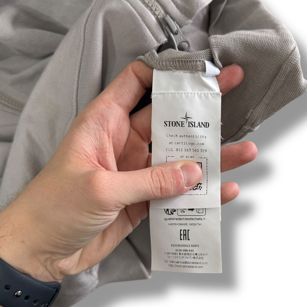 Stone Island Ghost Zip Jacket (M, 22.5”)