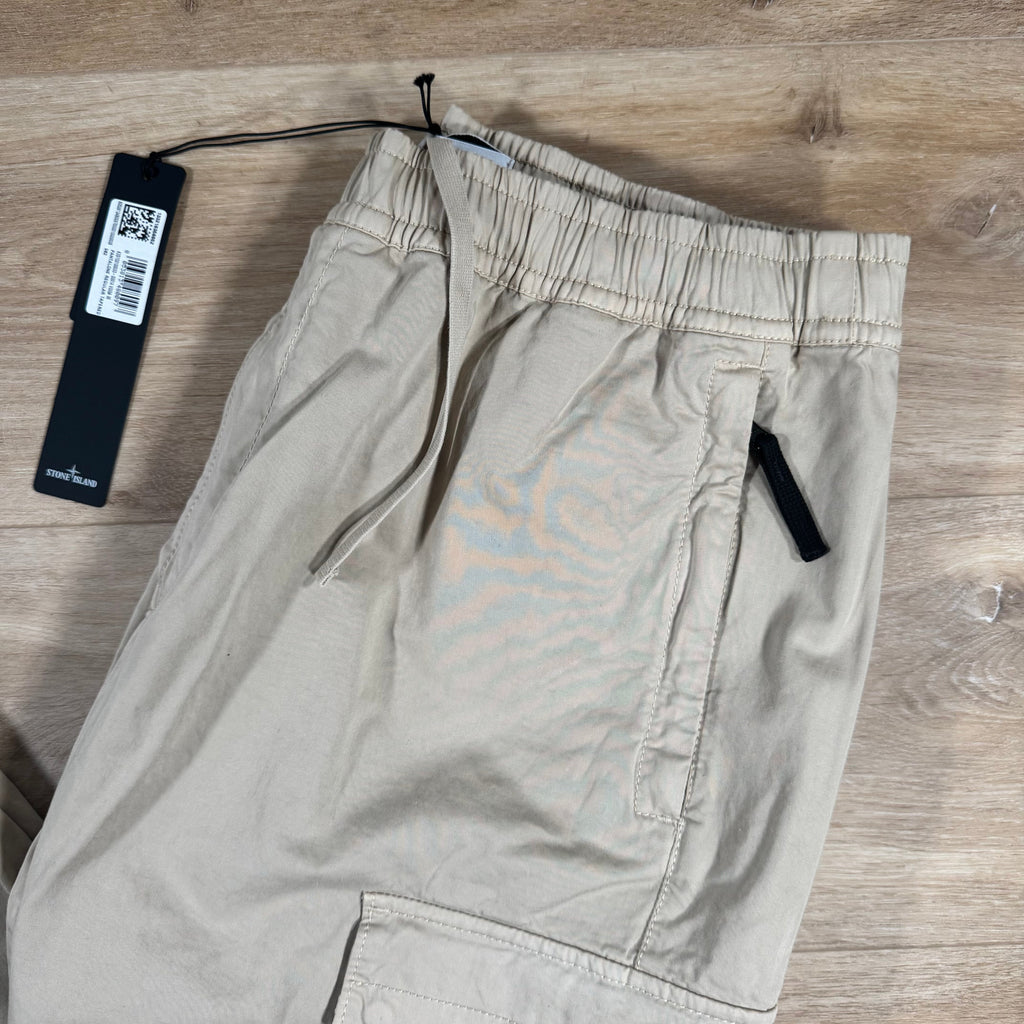 Stone Island Stretch Cargo Pants in Desert
