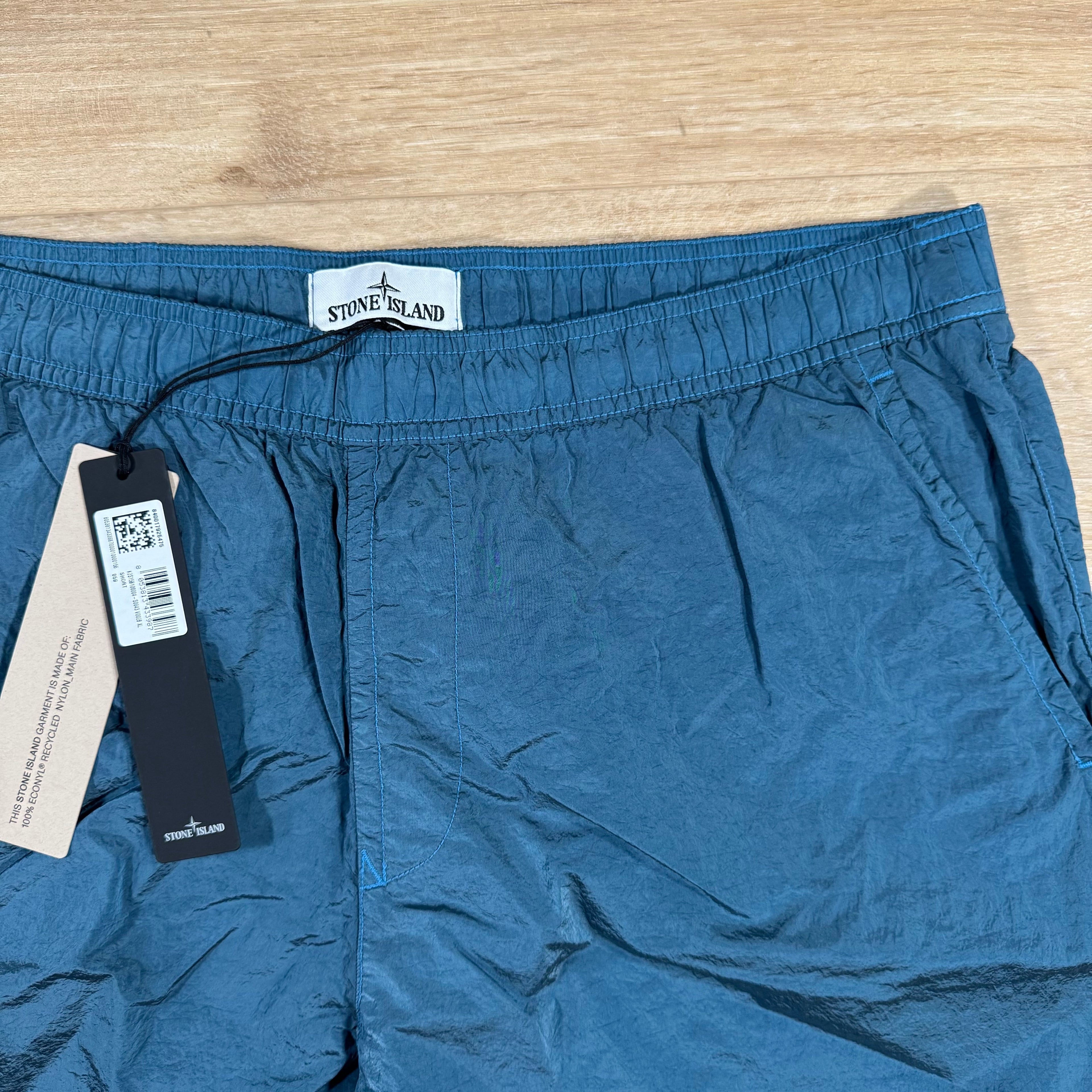 Stone Island Nylon Metal Swim Shorts in Steel Blue