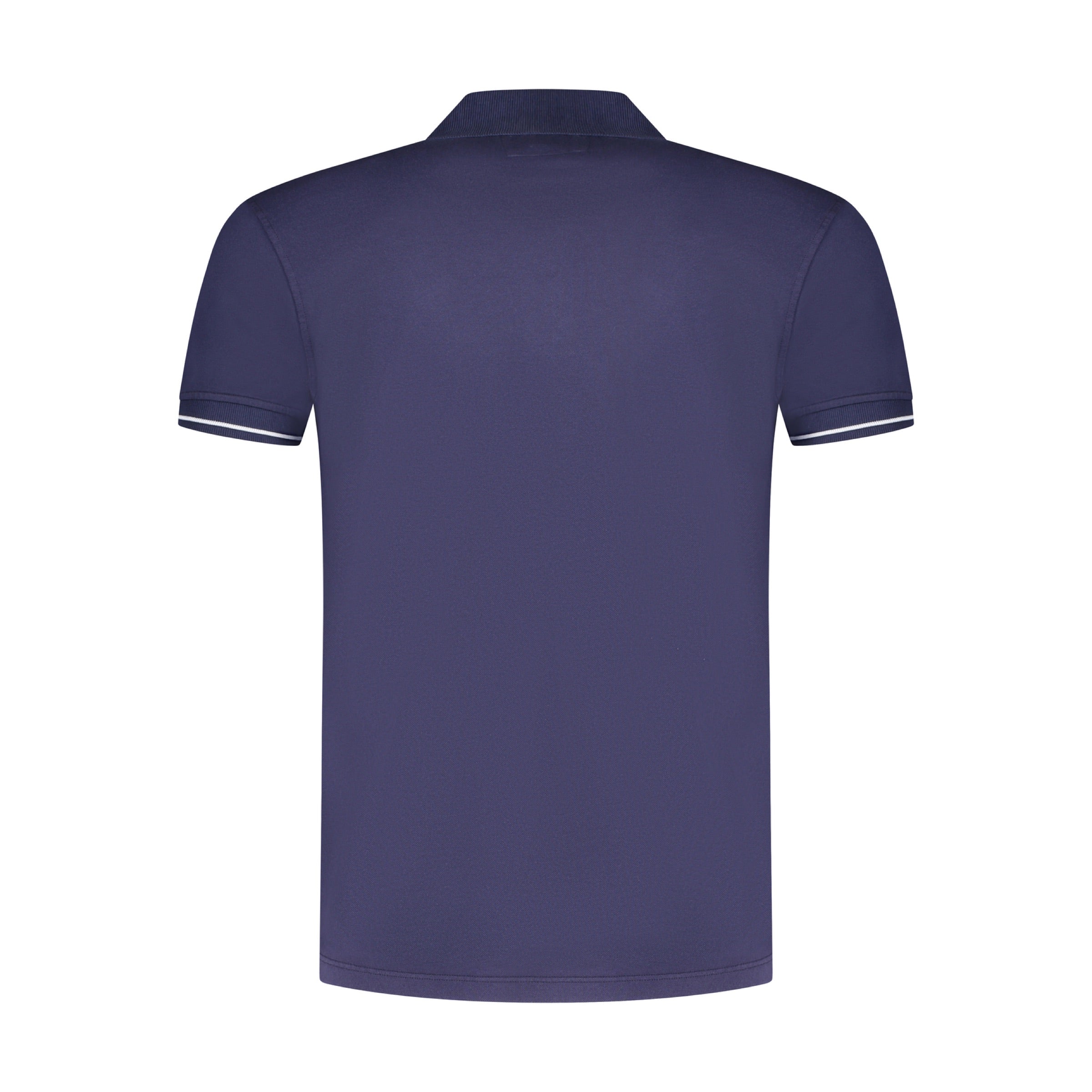 Cp Company Tacting Piquet Logo Polo Shirt In Medieval Blue