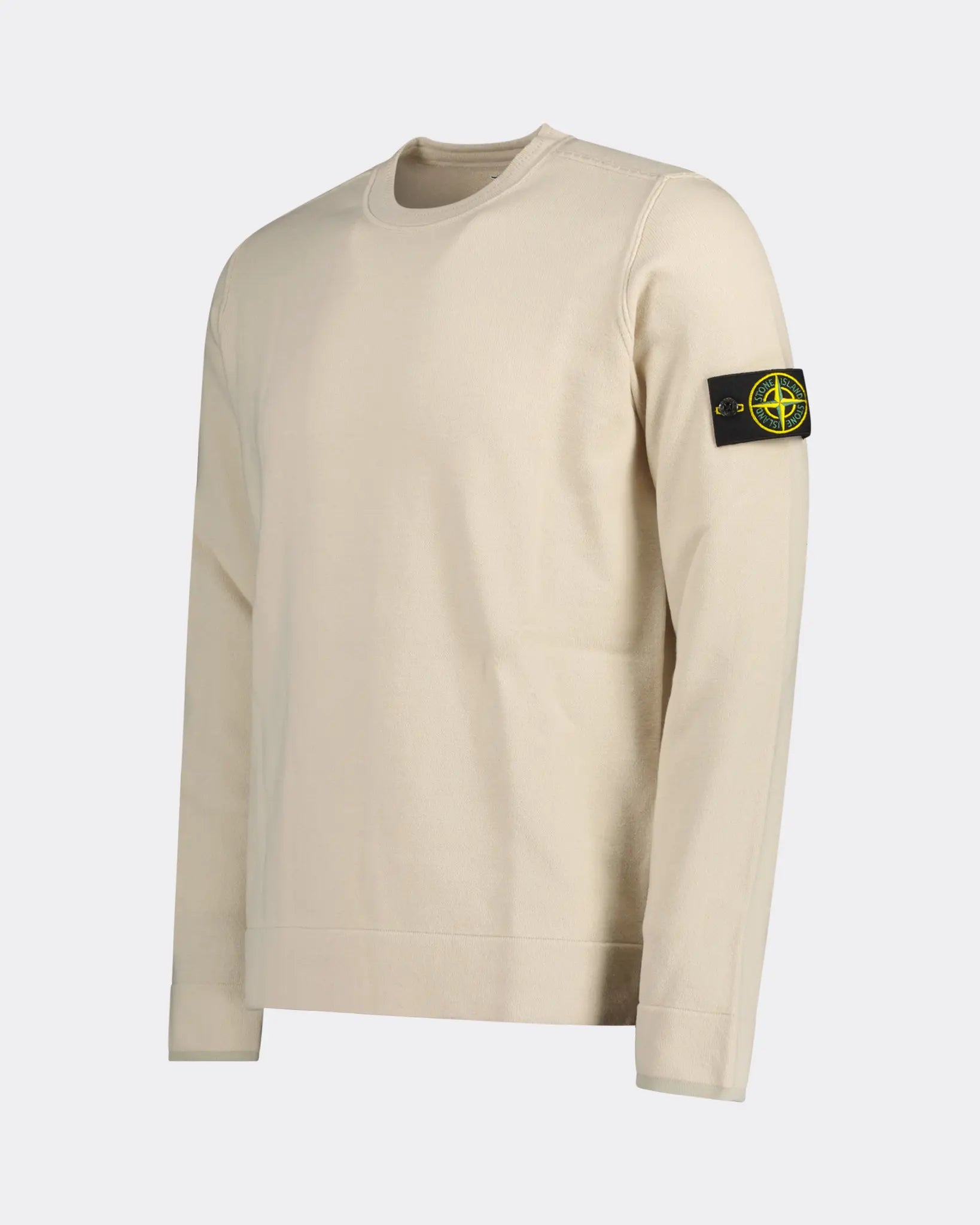 Stone Island Virgin Wool Sweatshirt in Stucco