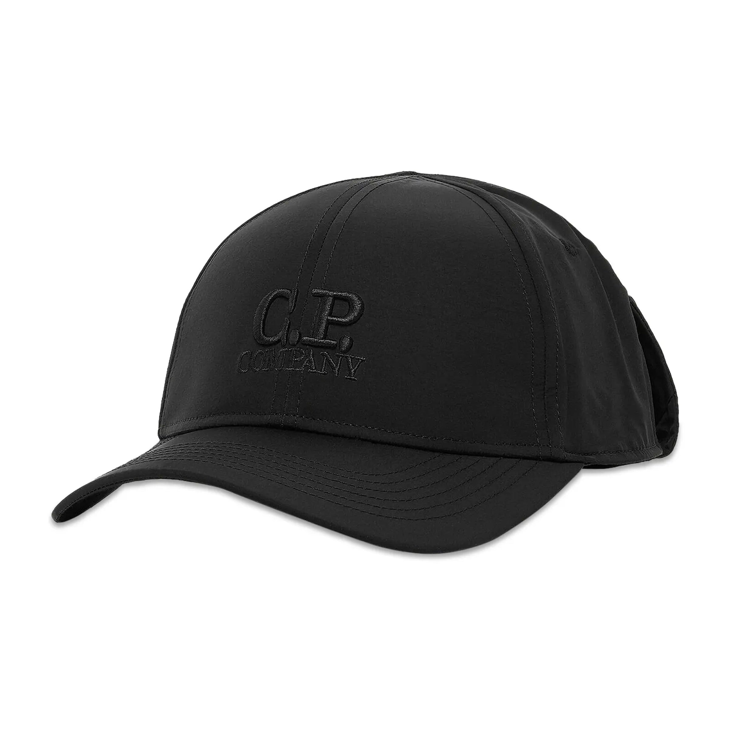 Cp Company Chrome-R Goggle Cap Black