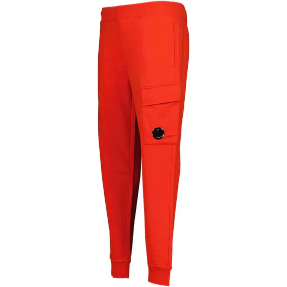 Cp Company Diagonal Raised Lens Joggers in Fiery Red