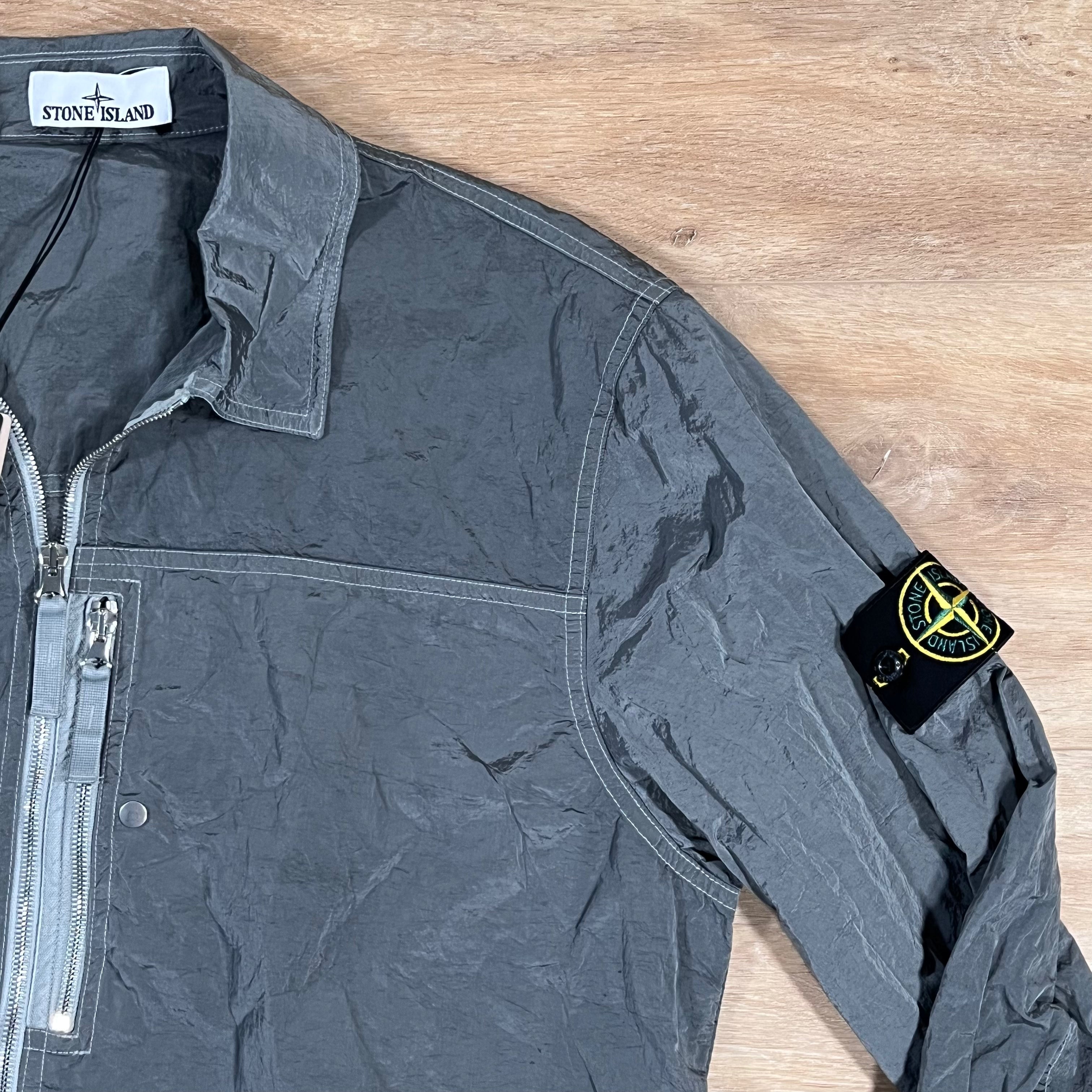 Stone Island Nylon Metal Overshirt in Cement