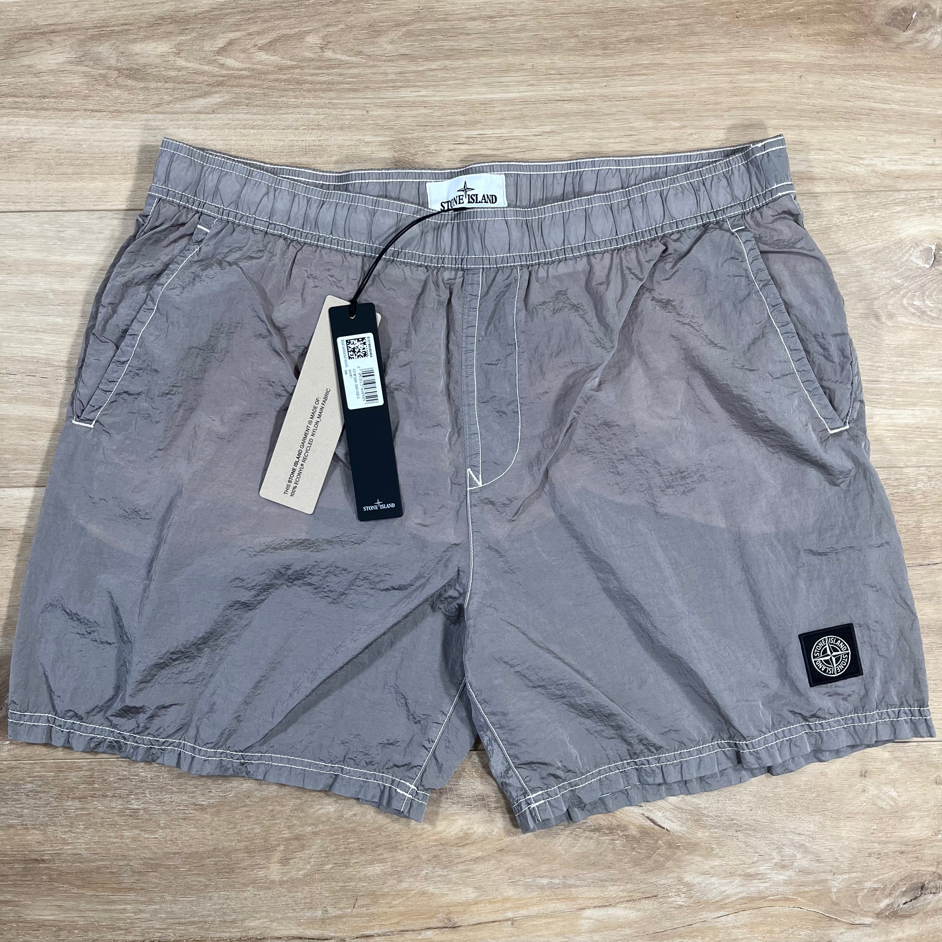 Stone Island Nylon Metal Swim Shorts in Pink